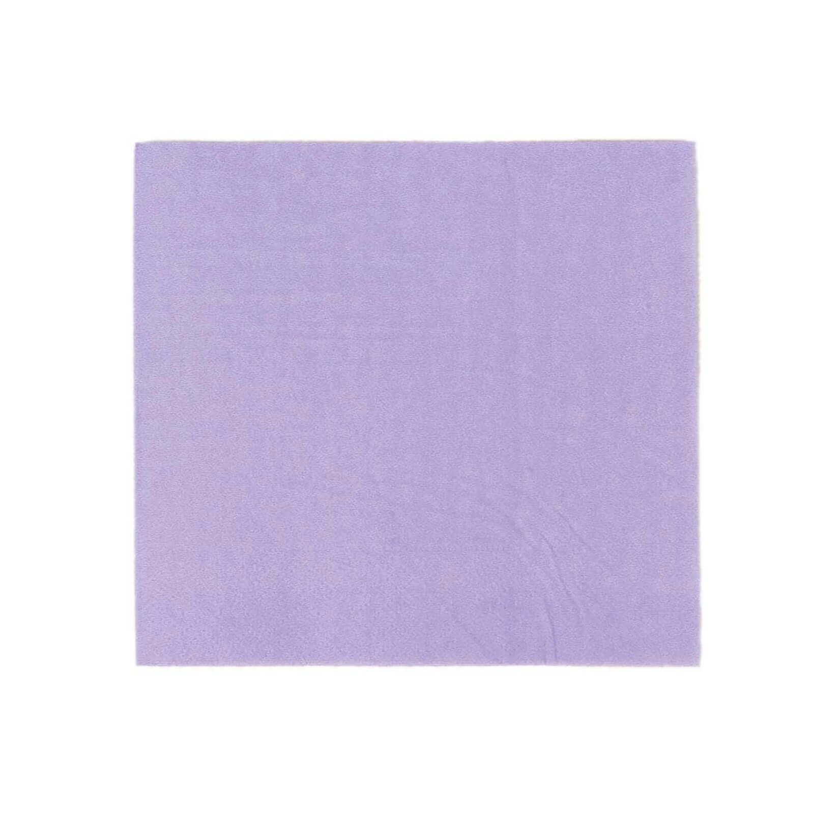 50-Pack Paper Beverage Napkins Lavender Lilac - 2 Ply Disposable Soft 18GSM Cocktail Napkins 5"x5"