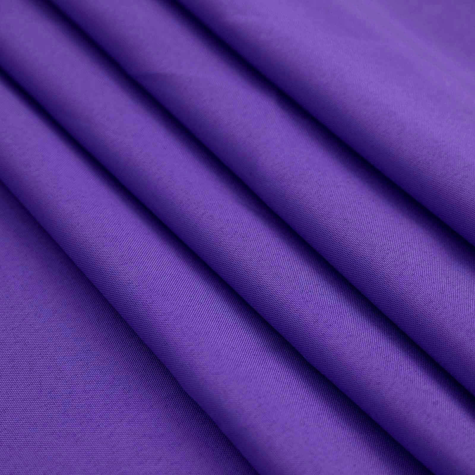 Polyester 90"x156" Rectangle Tablecloth Purple - Seamless Wrinkle-Resistant Table Cover