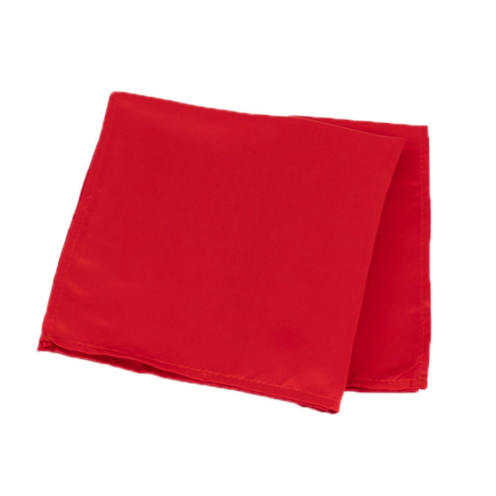 5 Pack Lamour Satin 20"x20" Napkins Red - Soft Matte Finish Dinner Napkins