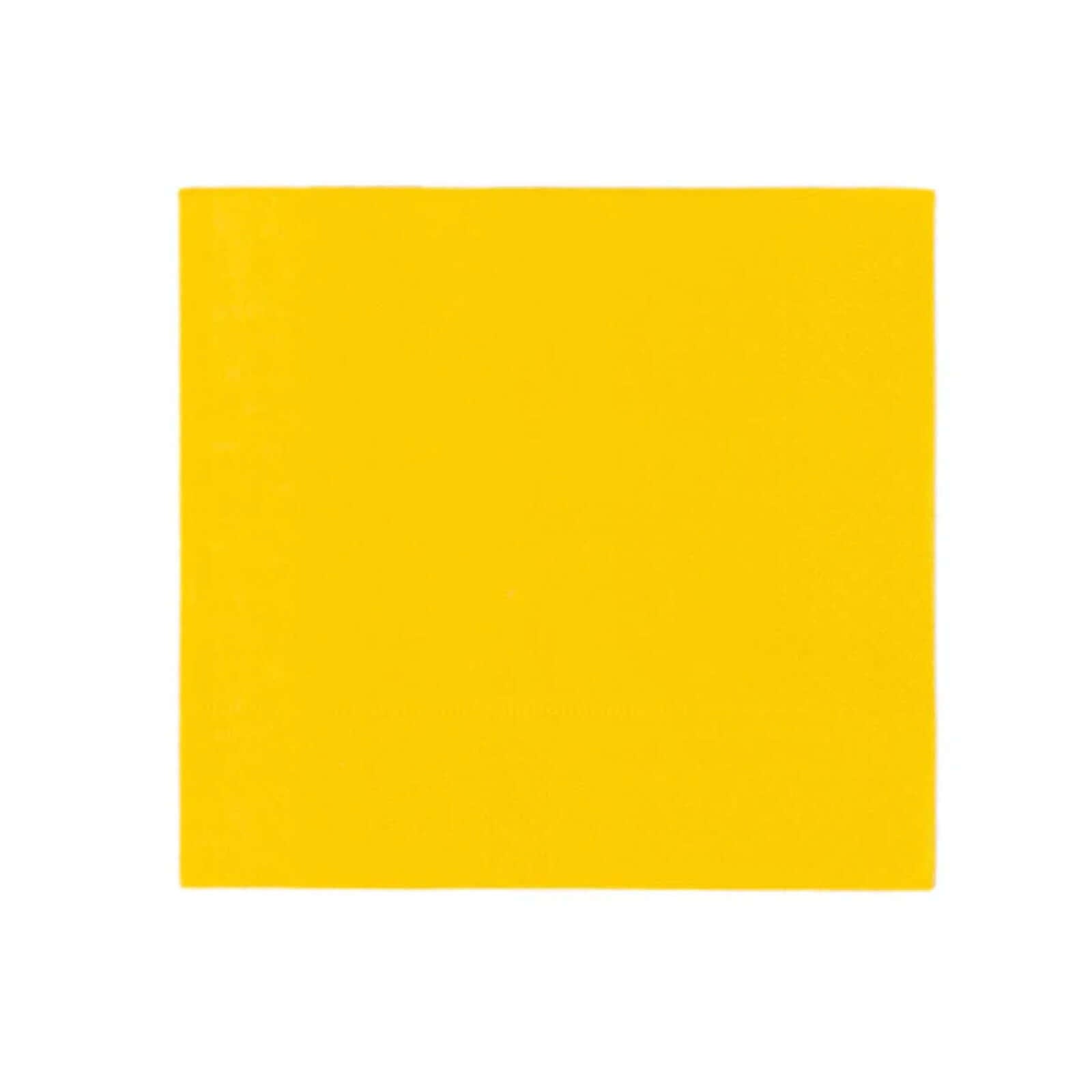 50-Pack Paper Beverage Napkins Yellow - 2 Ply Disposable Soft 18GSM Cocktail Napkins 5"x5"