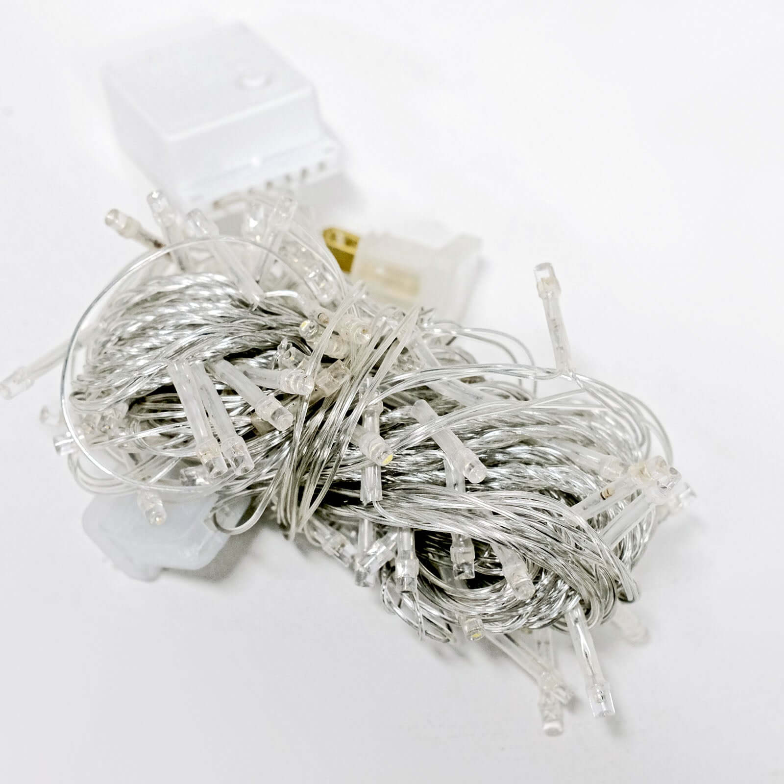 30ft Cool White 100 LED Connectable String Lights, 120V Fairy Lights