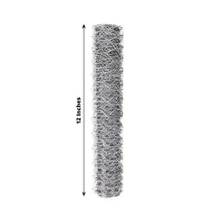 12"x16ft Silver Galvanized Metal Hexagonal Chicken Wire Mesh For DIY Crafts, Garden Fence Poultry Netting
