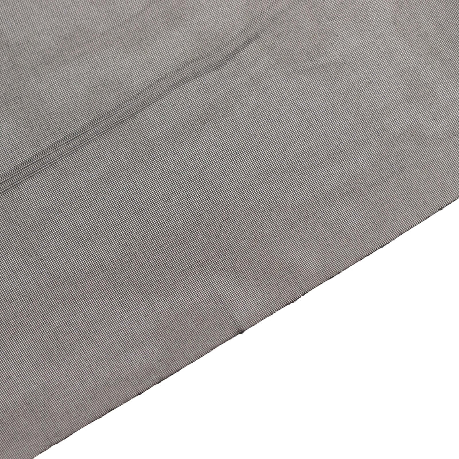 5ftx32ft Black Chiffon Curtain Panel, Durable Flame Resistant Backdrop Ceiling Drapery With Rod Pocket