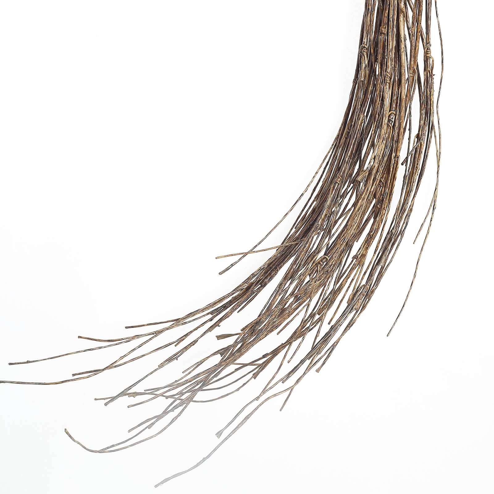 10-Pack Faux Willow Tree Branch Decor - Long Flexible Artificial Twig Stems for DIY Crafts Floral Bouquets & Event Decorations 37"