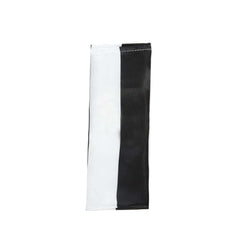 5 Pack Satin 20"x20" Napkins Black/White - Striped Reusable Dinner Napkins for Formal & Casual Dining