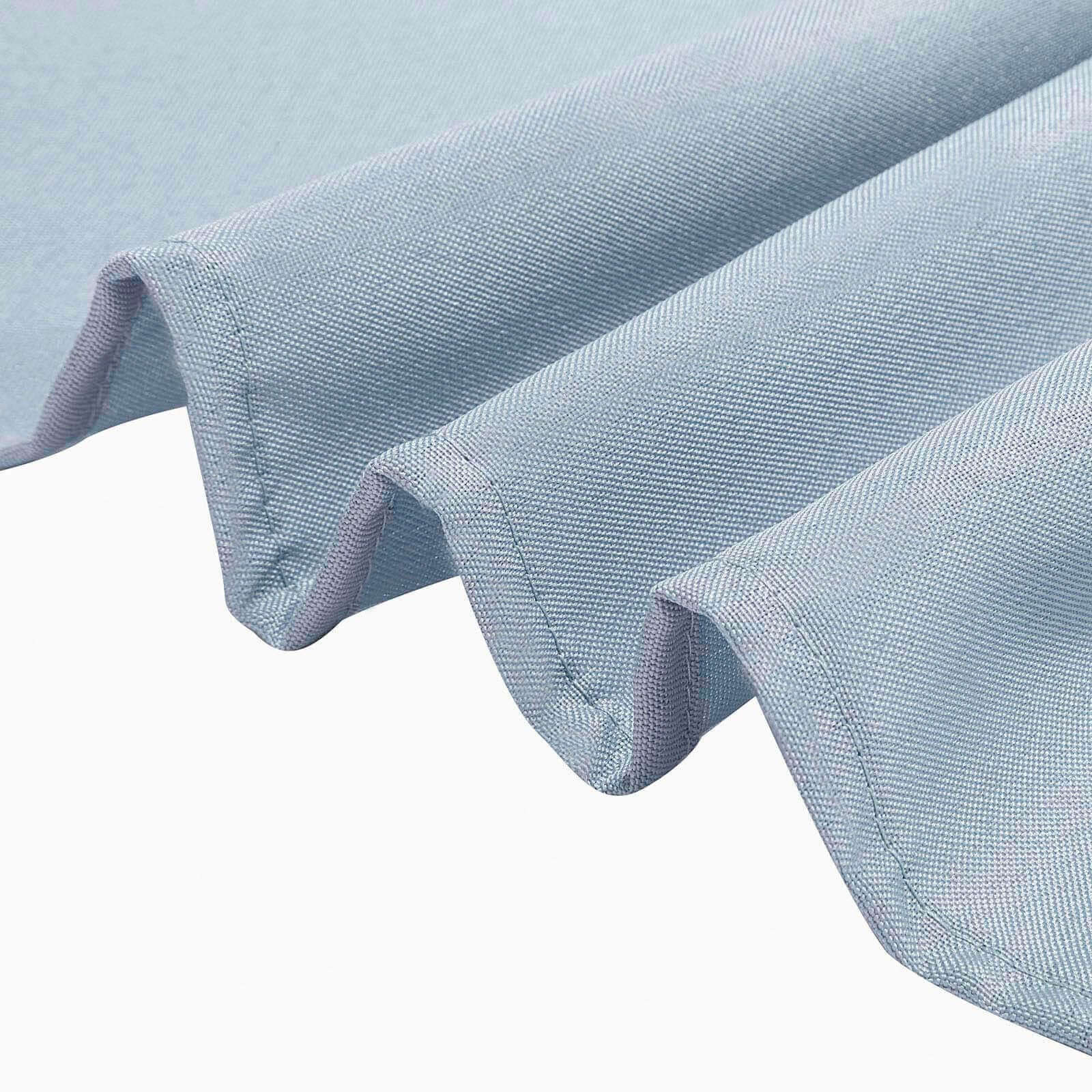 Polyester 90"x90" Table Overlay Square Tablecloth Dusty Blue - Wrinkle-Resistant & Durable Table Cover