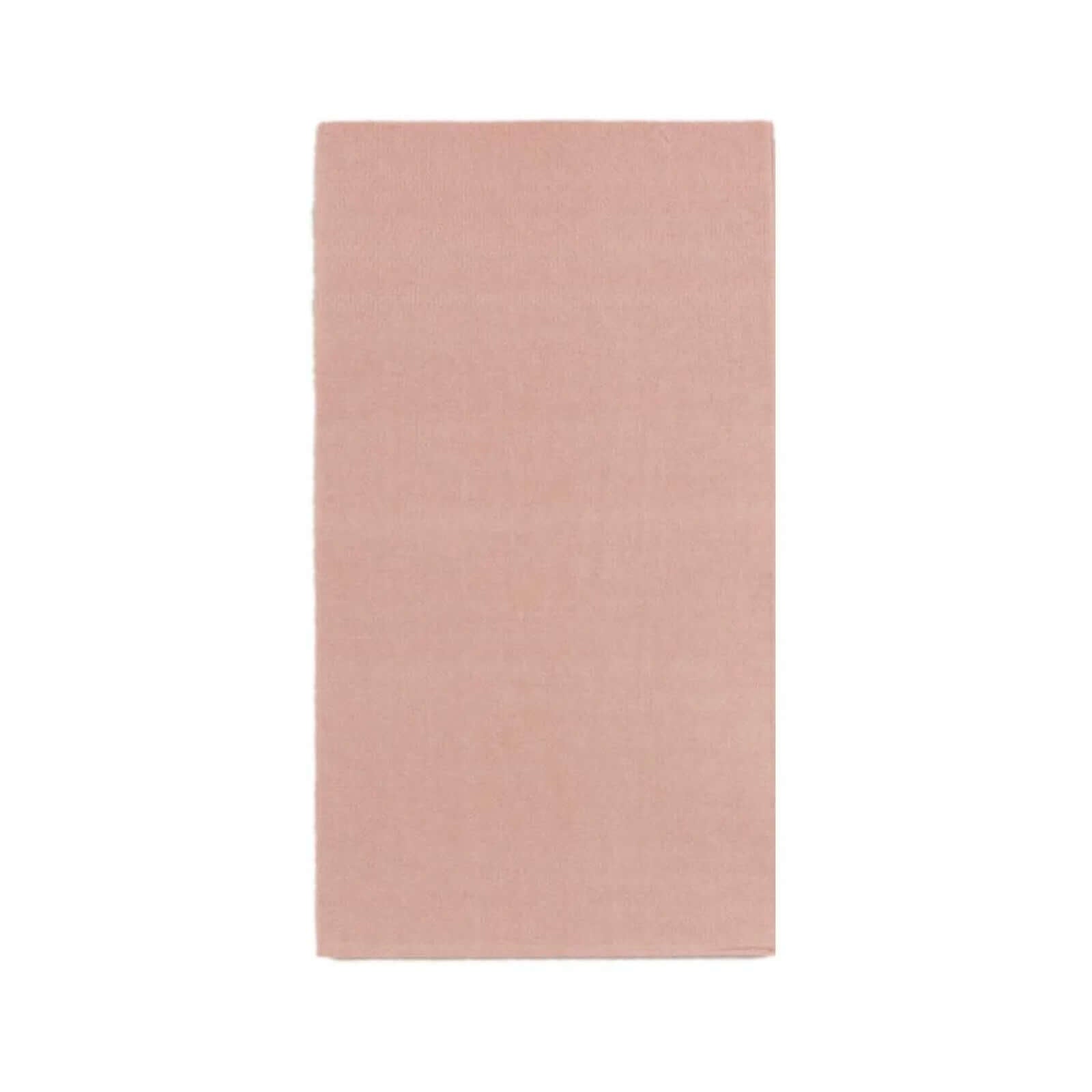 50-Pack Paper Napkins Dusty Rose - Soft Disposable 2-Ply Dinner Napkins for Weddings