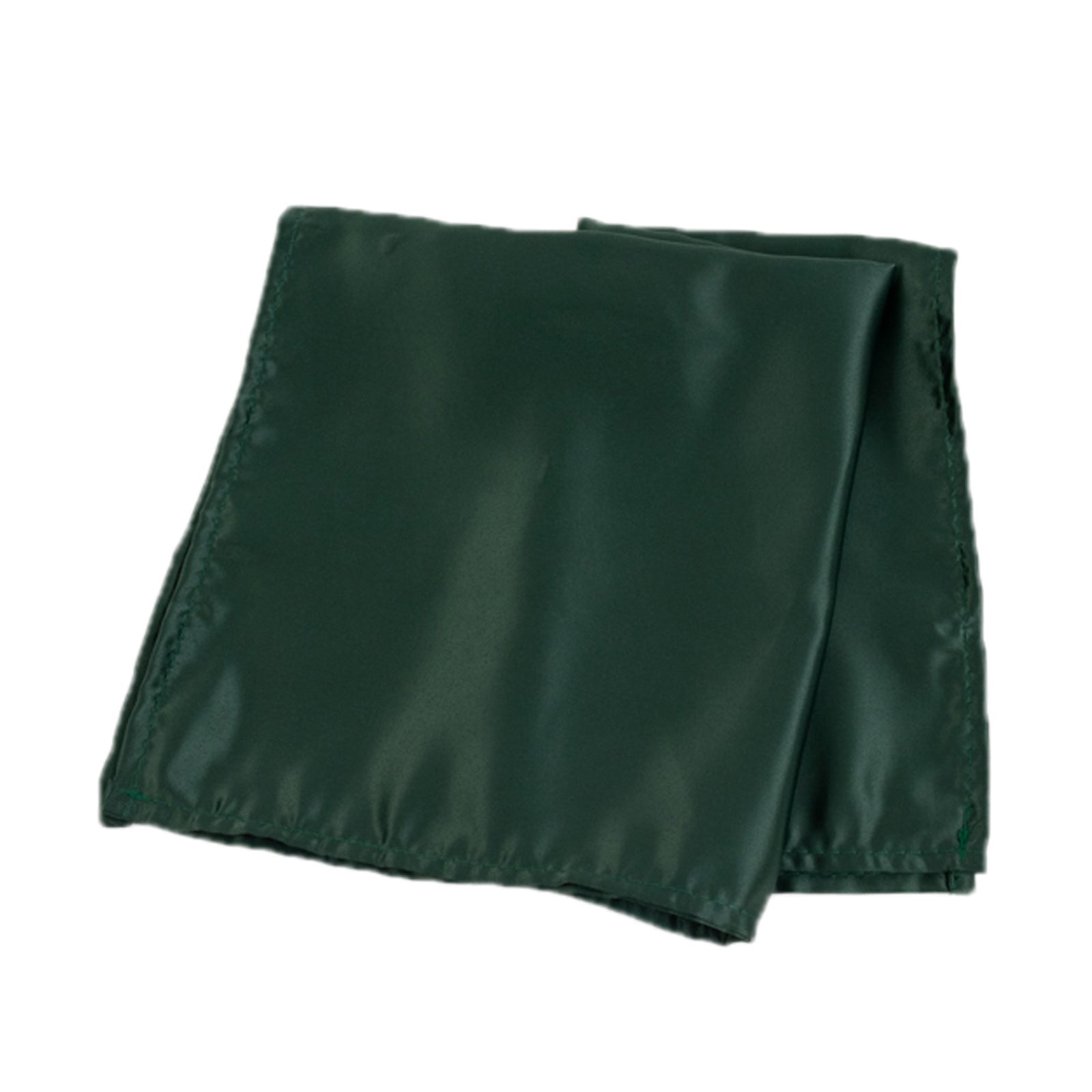5 Pack Lamour Satin 20"x20" Napkins Hunter Emerald Green - Soft Matte Finish Dinner Napkins