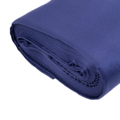 54"x10 Yards Navy Blue Lamour Satin Fabric Bolt, Heavy Matte Satin Fabric By The Yard