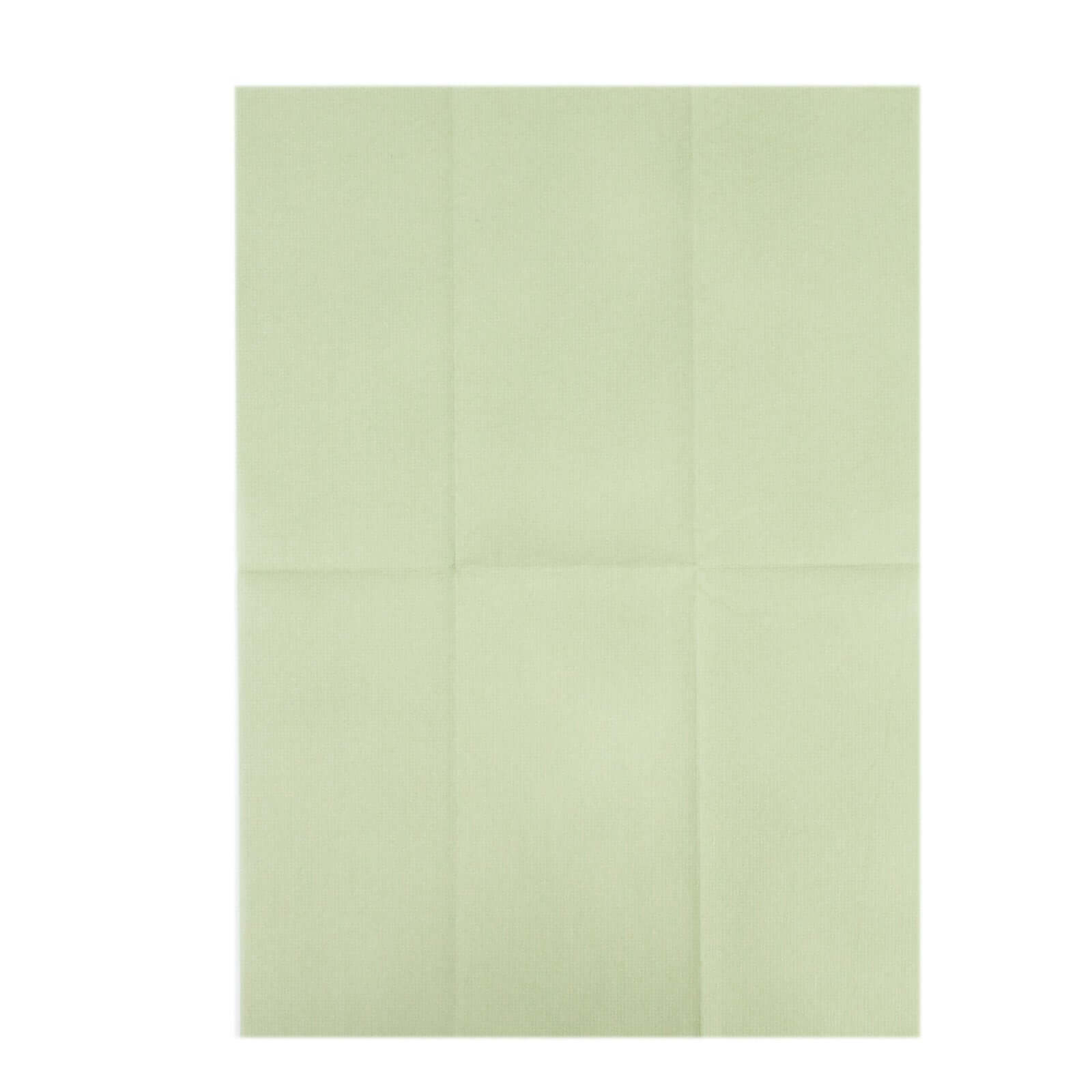 20 Pack Linen-Like Paper 8.5"x4" Napkins Sage Green - Highly Absorbent & Disposable Airlaid Guest Towels