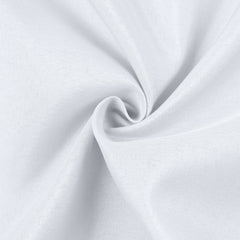 54"x10 Yards Premium Polyester White Fabric Bolt, DIY Craft Fabric Roll for Upholstery, Curtains, and Event Decor