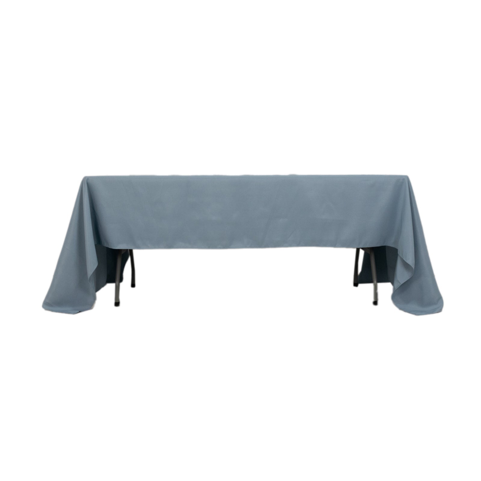 Premium Polyester 60"x126" Rectangle Tablecloth Dusty Blue - Stain-Resistant 220GSM Finish Table Cover
