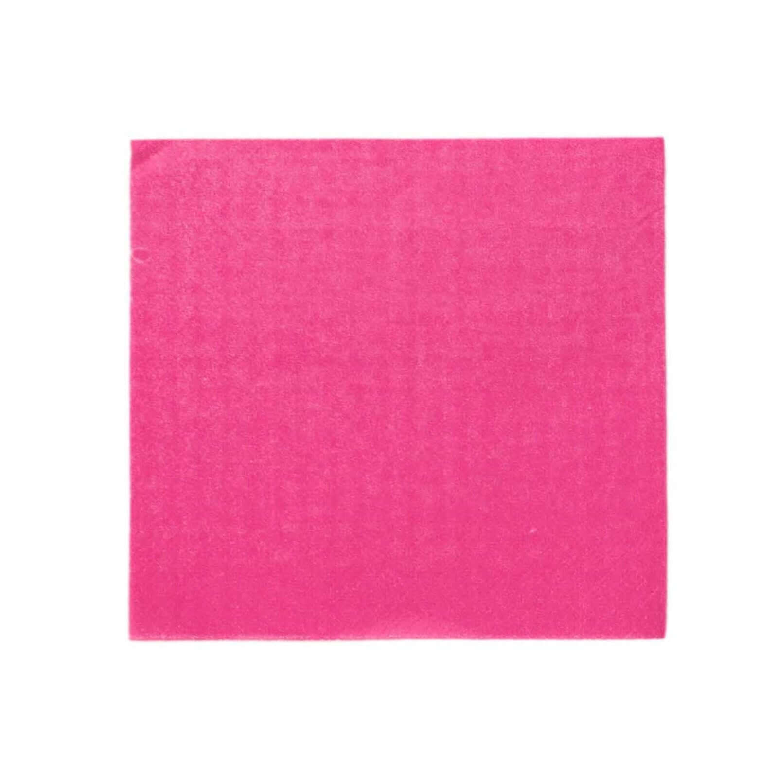 50-Pack Paper Beverage Napkins Fuchsia - 2 Ply Disposable Soft 18GSM Cocktail Napkins 5"x5"