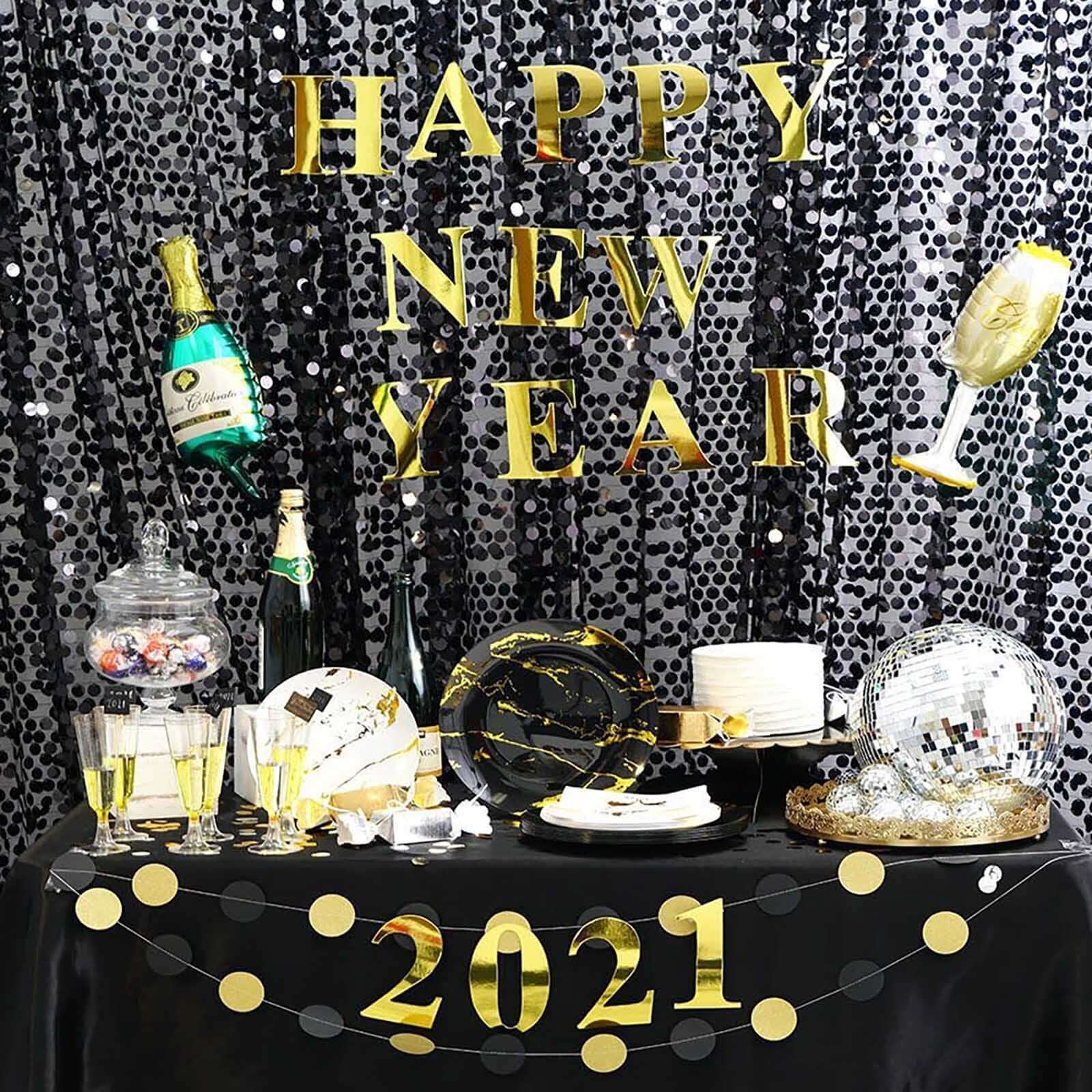 4 Pack 5" Metallic Gold Alphabet Stickers Banner, Customizable Stick on Gold Letters - D