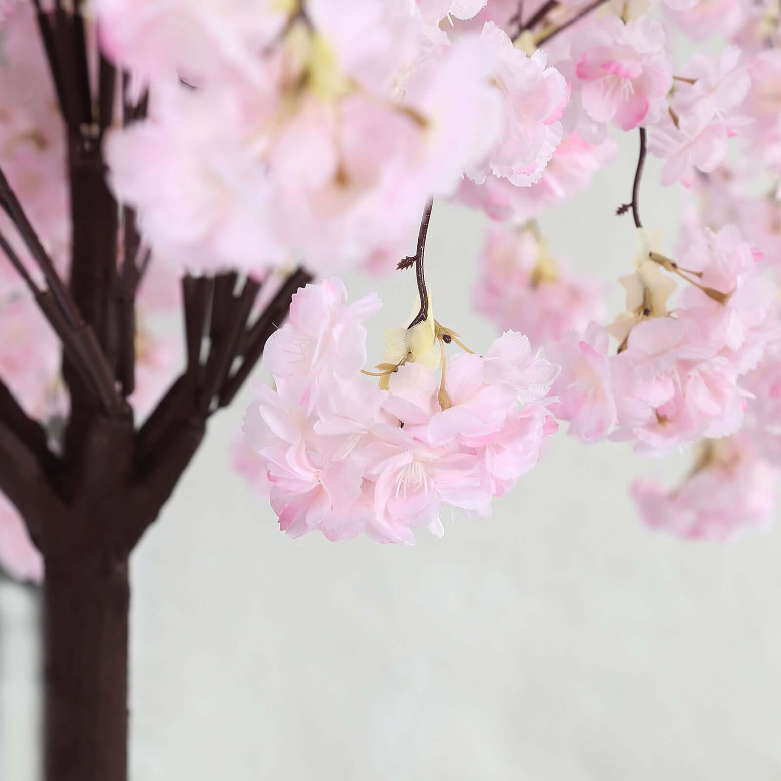 Silk Artificial Cherry Blossom Tree Blush for Gardens Parties & Receptions 5ft