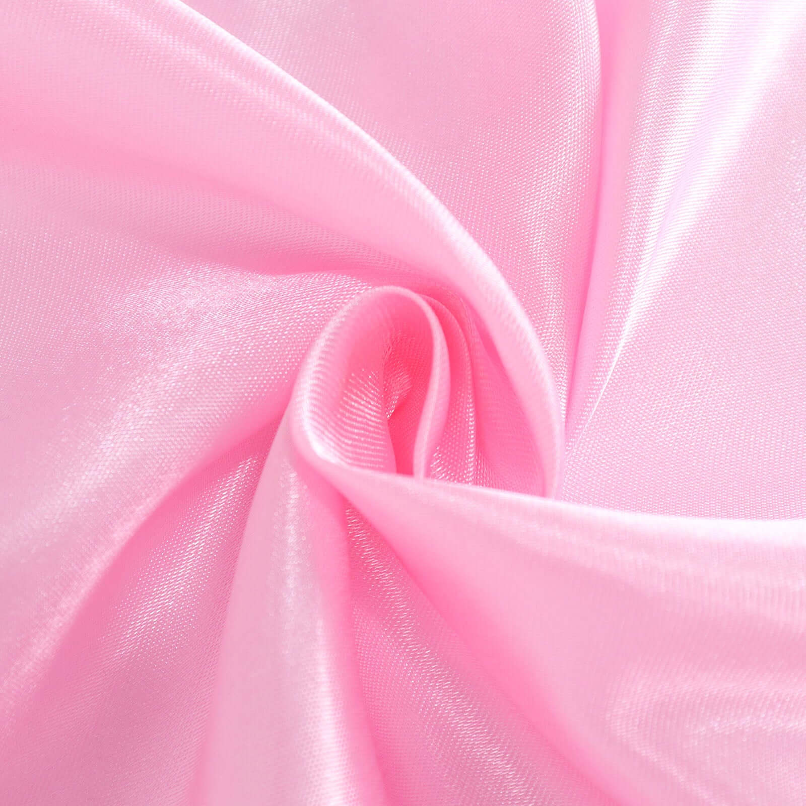 Satin Rectangular 60"x102" Tablecloth Pink - Smooth and Lustrous Table Cover