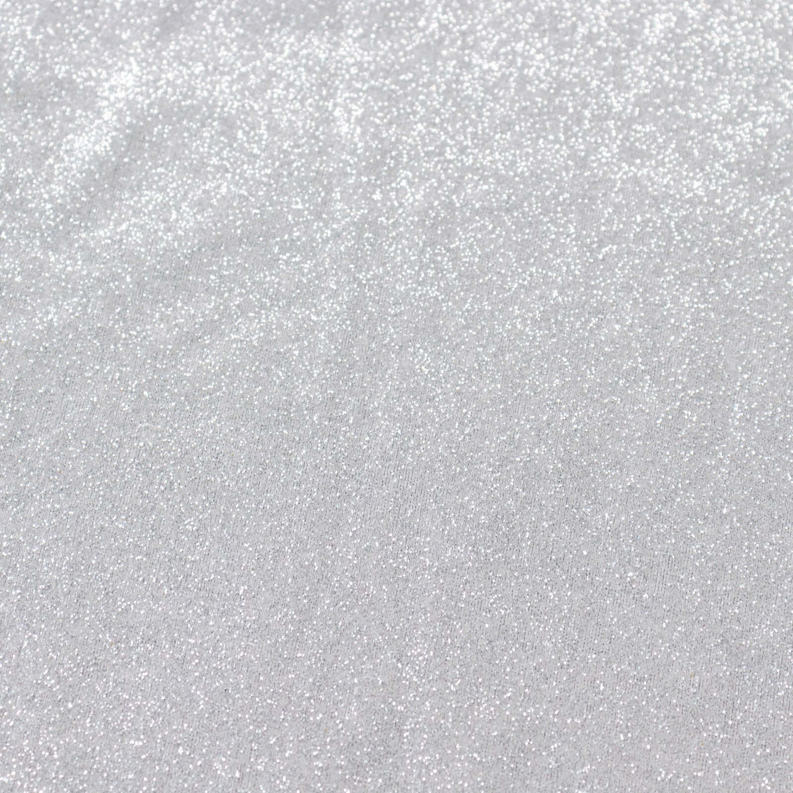 Polyester 72"x72" Table Overlay Square Tablecloth Silver - Glitter Sparkle Table Topper