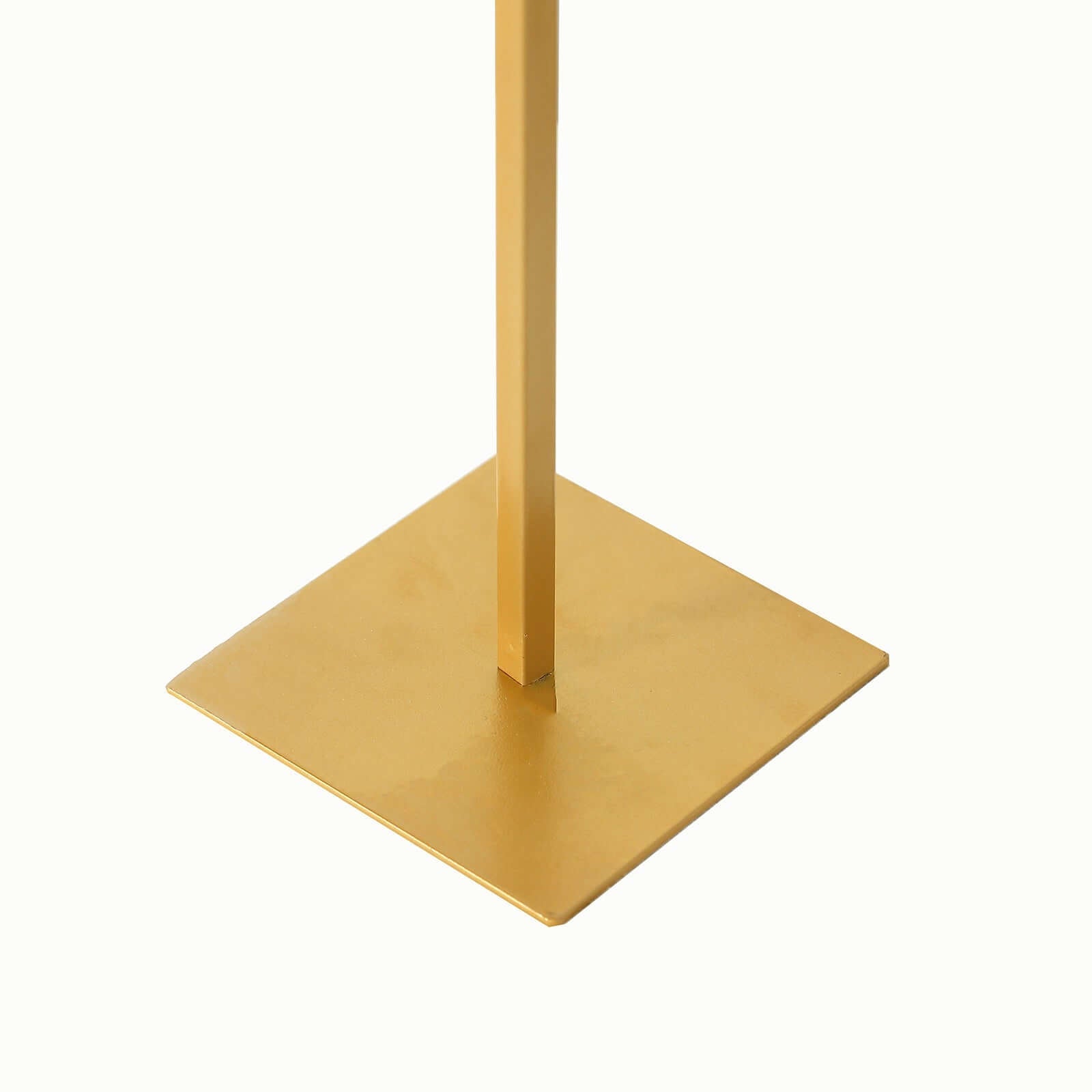 Set of 3 Chiara Arch Table Centerpieces Gold Metal - Detachable Flower Stand Frame for Weddings 20", 23", 35"