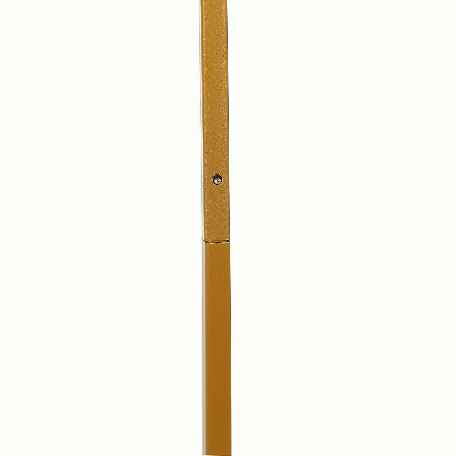 Gold Metal Chiara Arch Table Centerpiece with Rounded Top - Detachable Flower Stand Frame for Weddings 35"