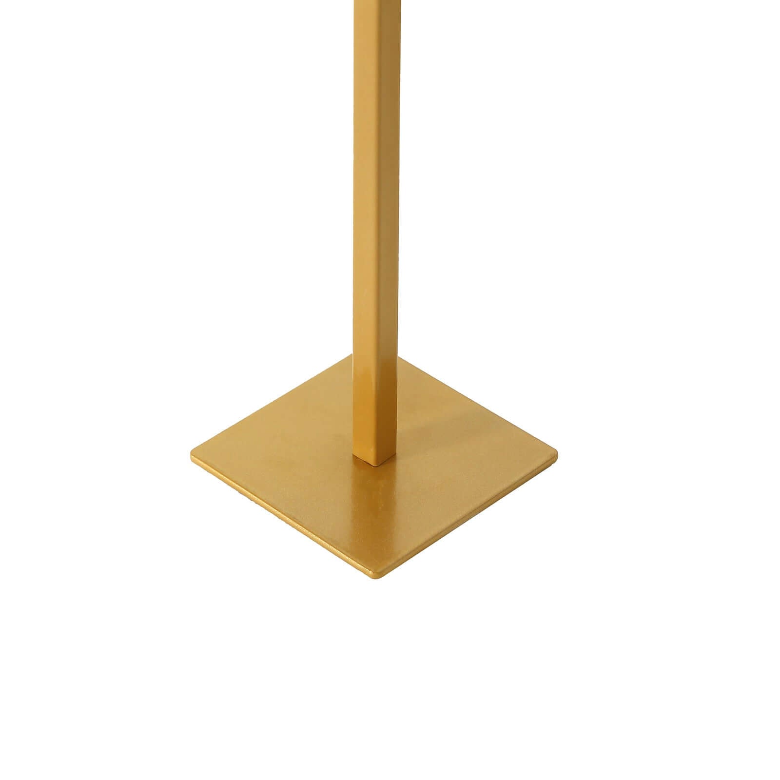 Gold Metal Chiara Arch Table Centerpiece with Rounded Top - Detachable Flower Stand Frame for Weddings 23"