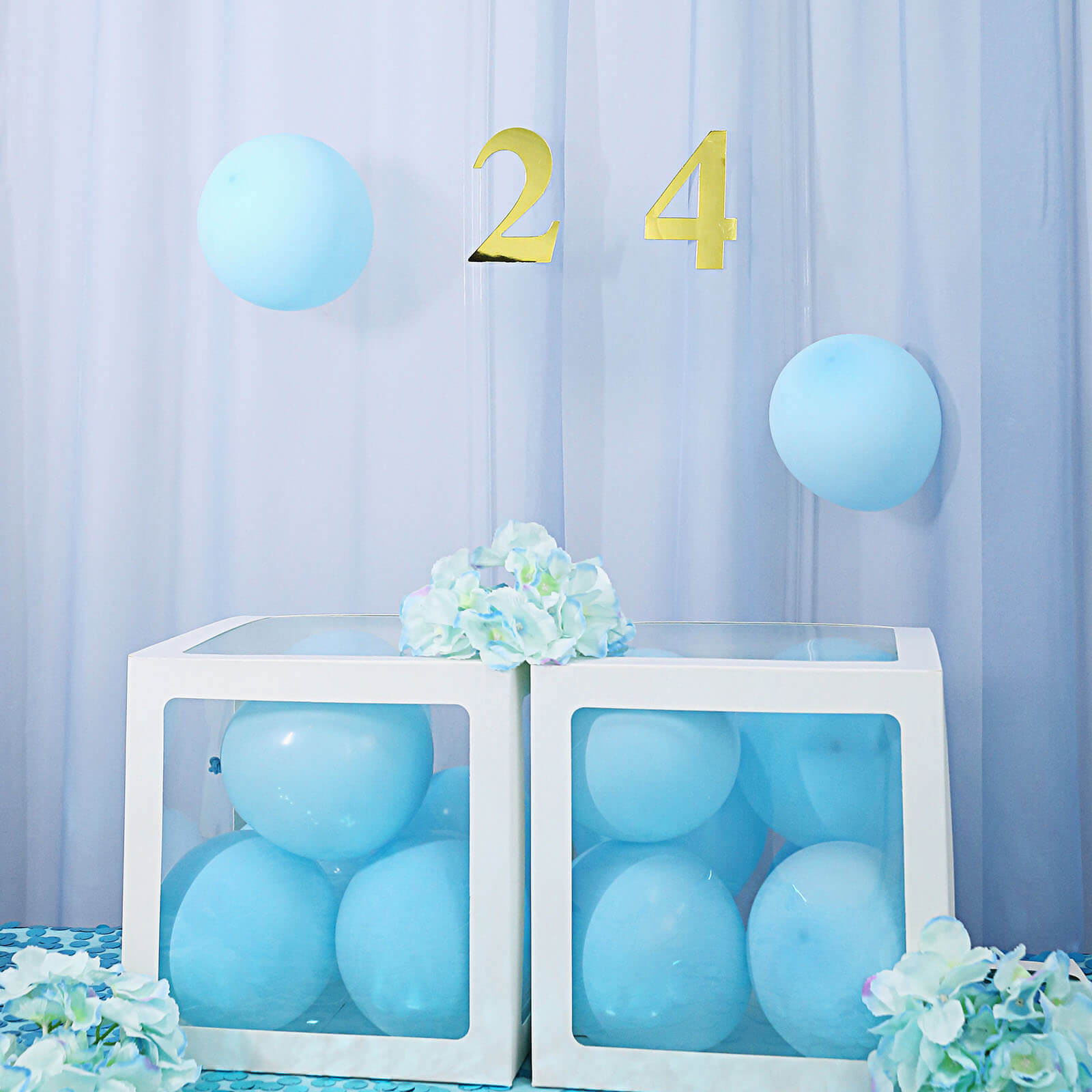 4-Pack Stickers Banner Custom 0-9 Number "3" Design Gold - Milestone Age and Date Stick-On Numbers 5"