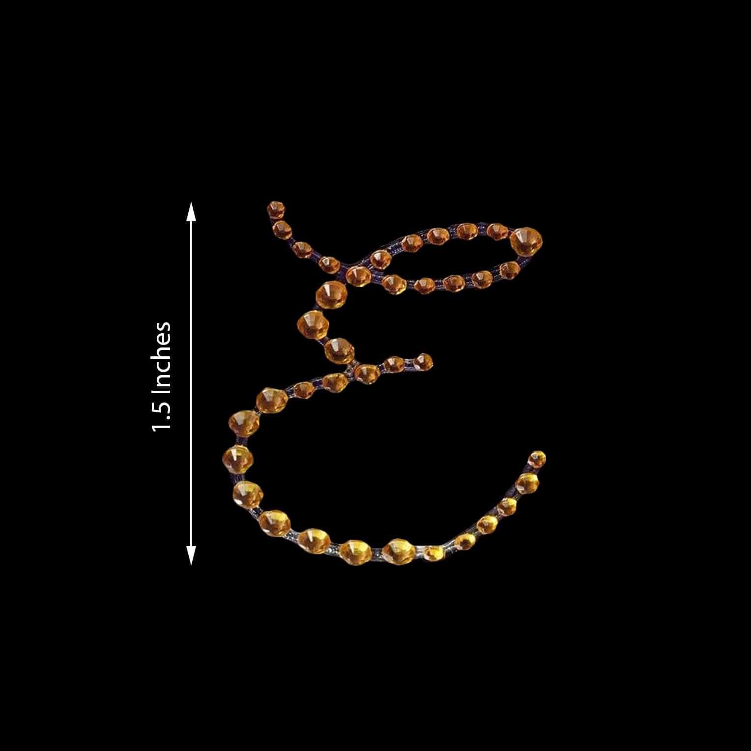 12 Pack 1.5" Gold Rhinestone Monogram Letter Jewel Sticker Self Adhesive DIY Diamond Decor - E