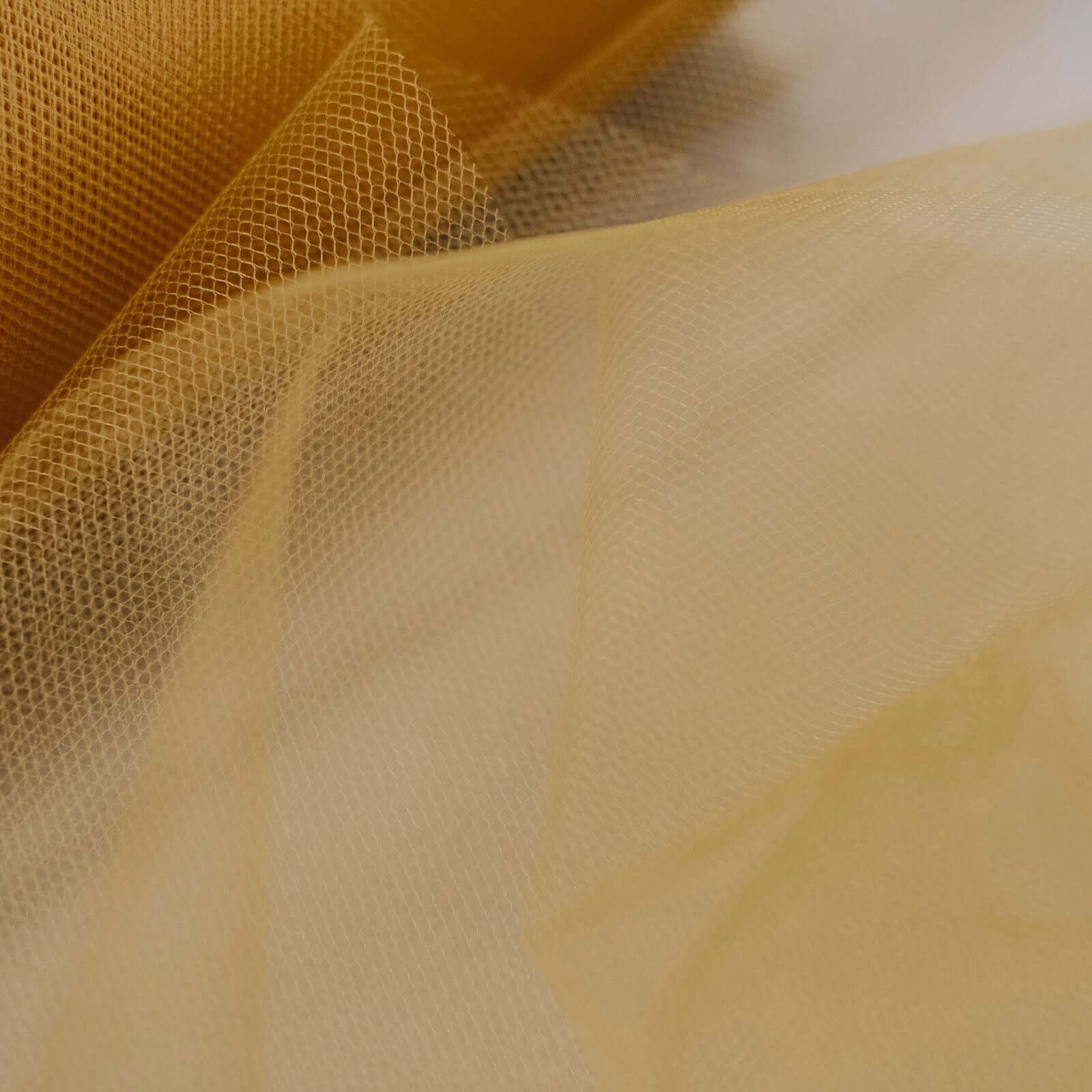 12"x100 Yards Gold Tulle Fabric Bolt, Sheer Fabric Spool Roll For Crafts
