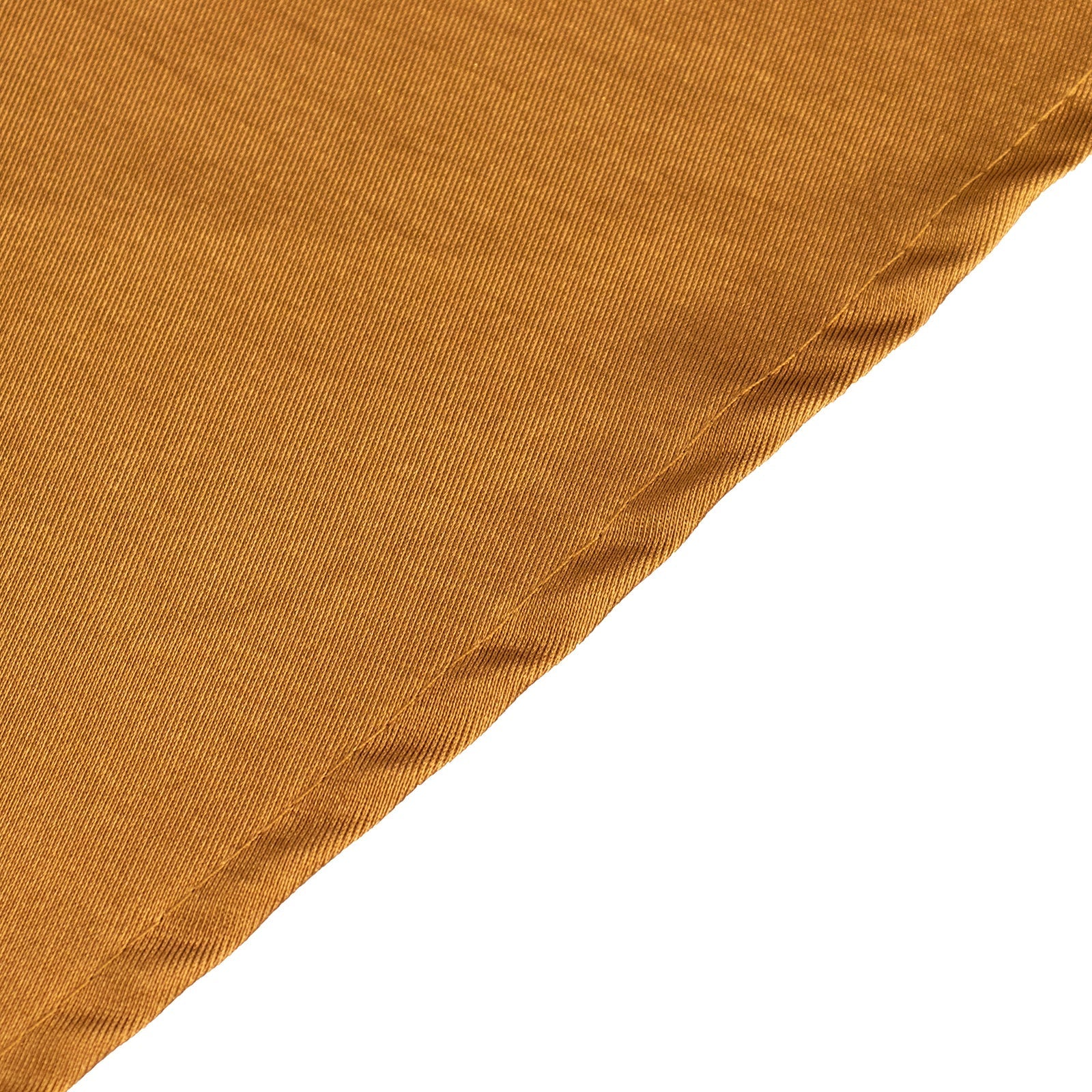 Scuba Round 108" Tablecloth Shimmering Gold - Wrinkle Free & Stain Resistant Table Cover for Weddings and Parties