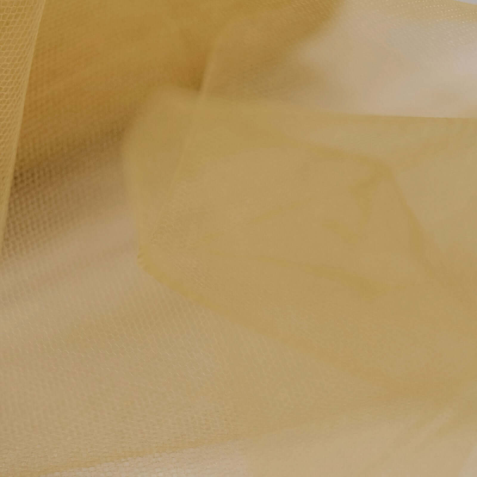 12"x100 Yards Gold Tulle Fabric Bolt, Sheer Fabric Spool Roll For Crafts