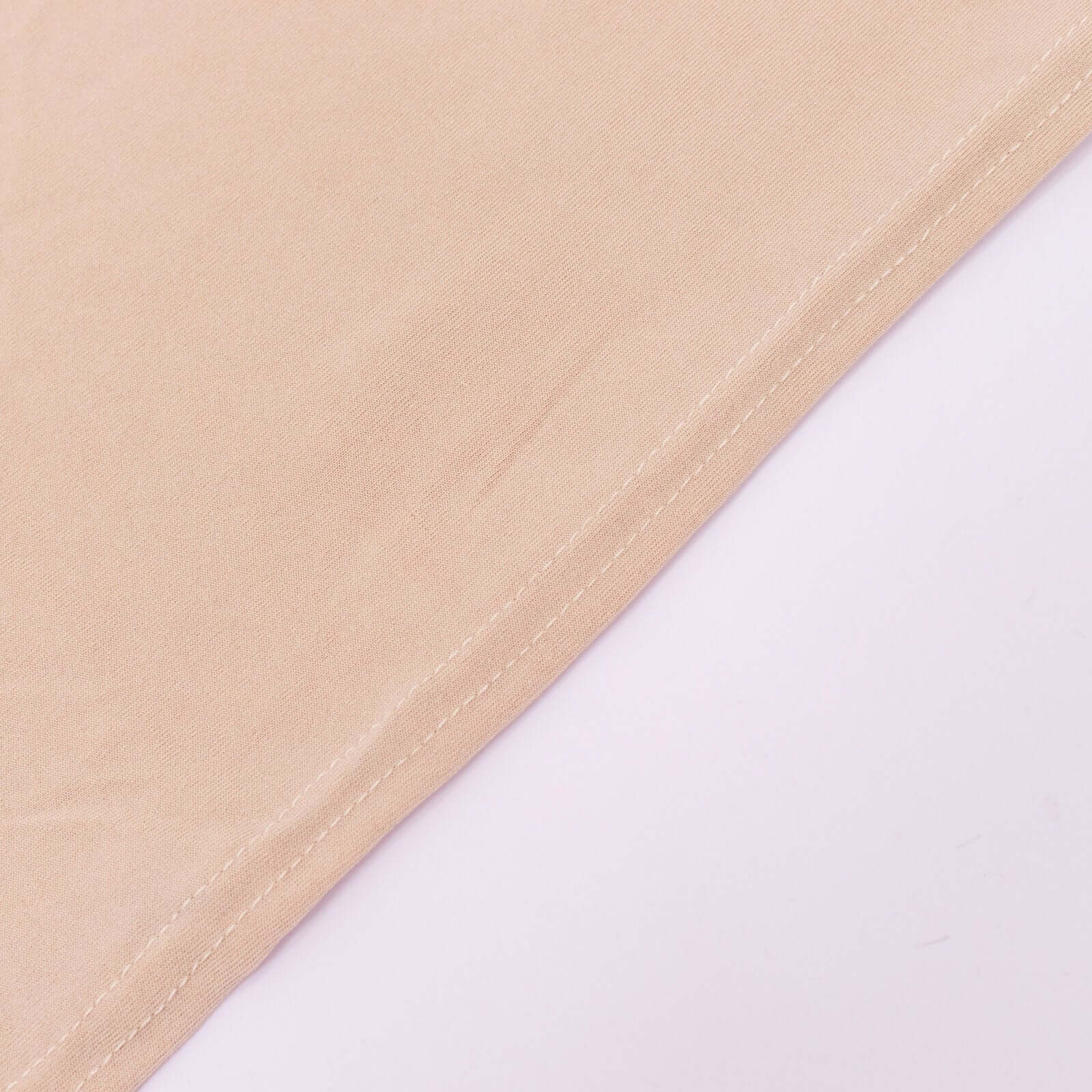 Set of 4 Matte Nude Spandex Half Moon Chiara Backdrop Stand Covers, Custom Fitted Wedding Arch Covers - 2.5ft,5ft,6ft,7ft