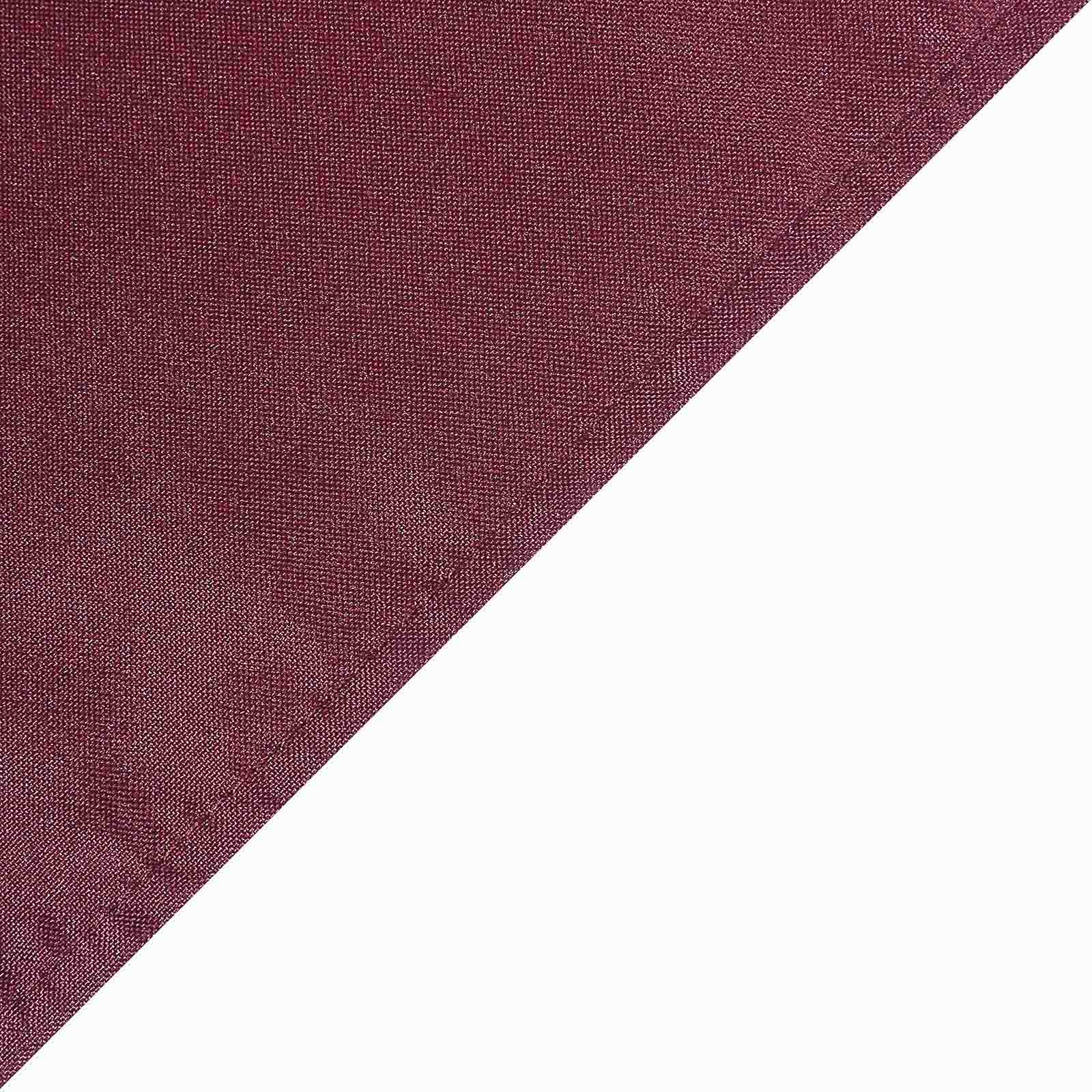 Polyester Square 70"x70" Tablecloth Burgundy - Wrinkle-Resistant & Durable Table Cover