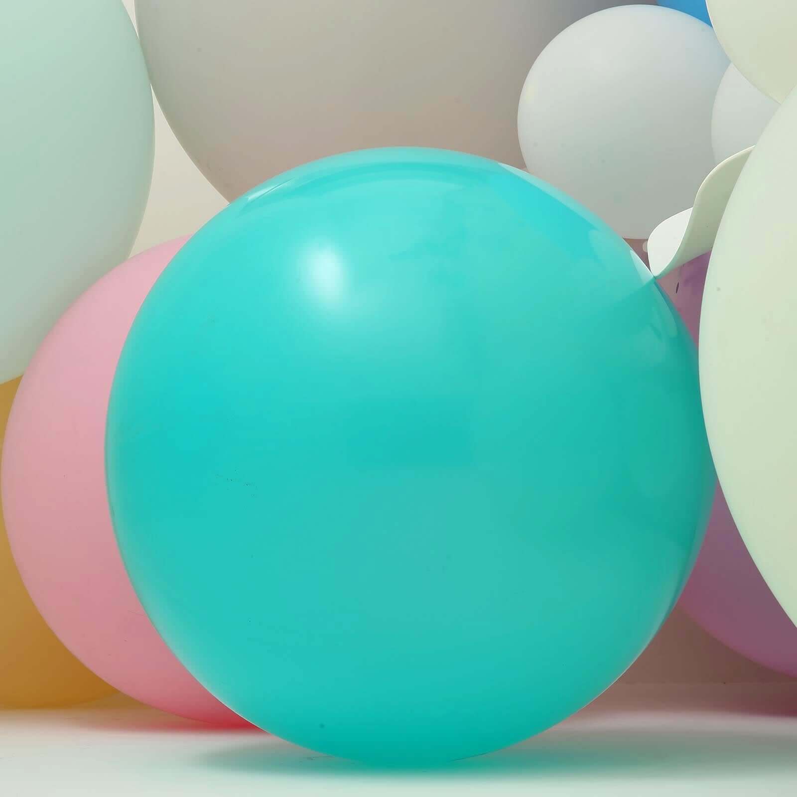 2 Pack 32" Large Balloons Helium or Air Latex Balloons Turquoise