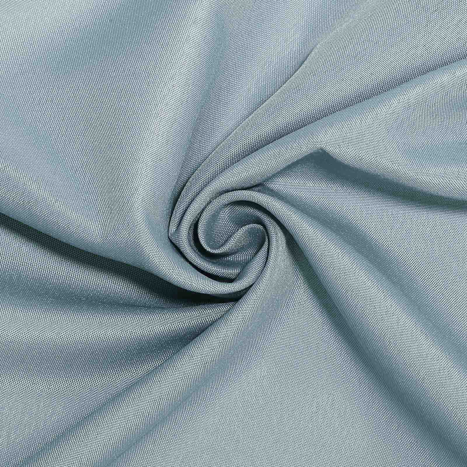 Polyester 108" Round Tablecloth Dusty Blue - Wrinkle-Resistant Table Cover