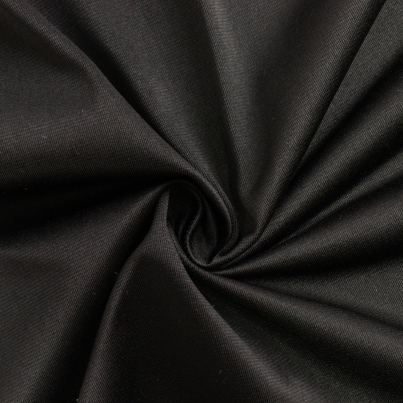 Scuba Round 90" Tablecloth Black - Wrinkle Free & Stain Resistant Table Cover for Weddings and Banquets