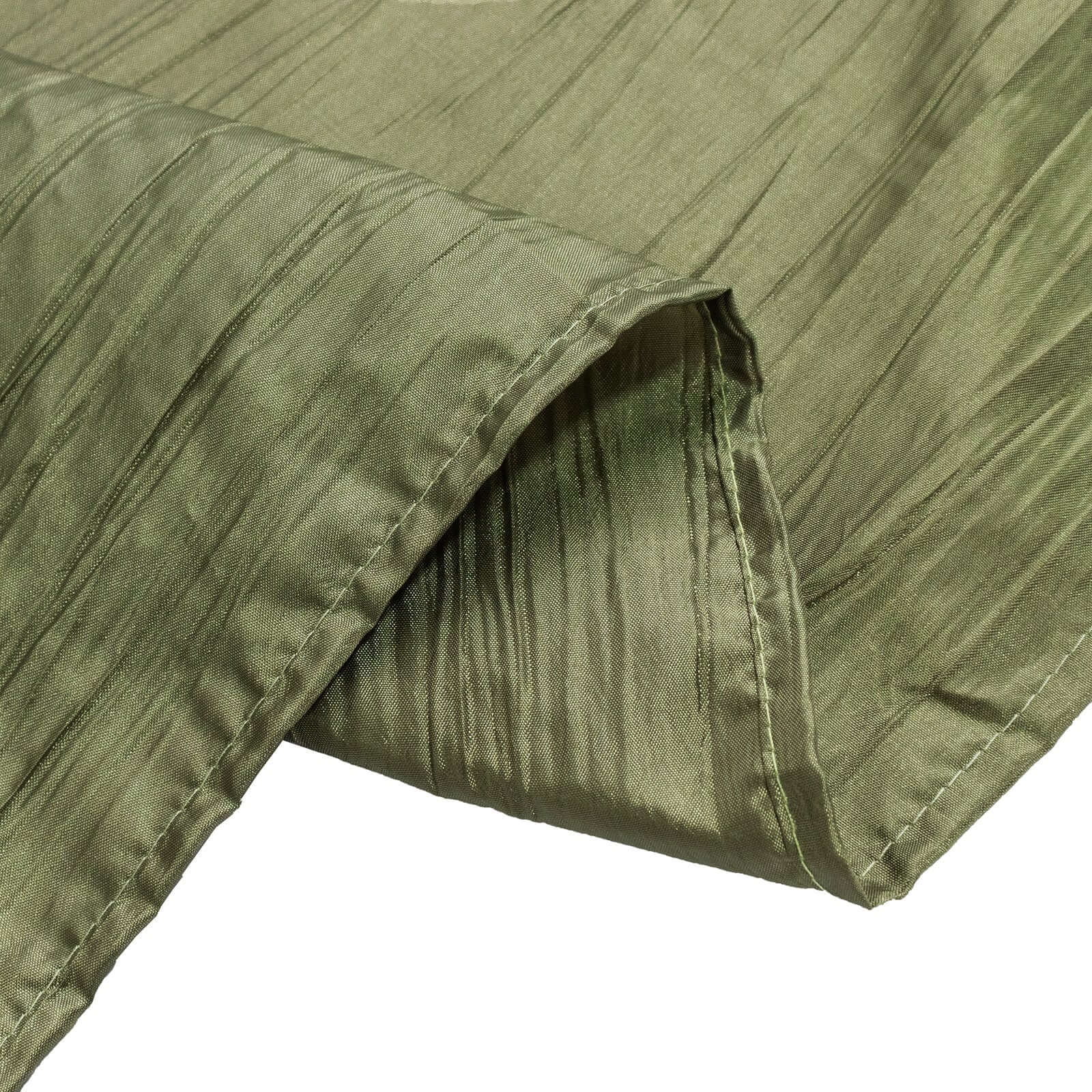 Premium Polyester 120" Round Tablecloth Dusty Sage Green - Seamless 220GSM Wrinkle-Resistant Table Cover