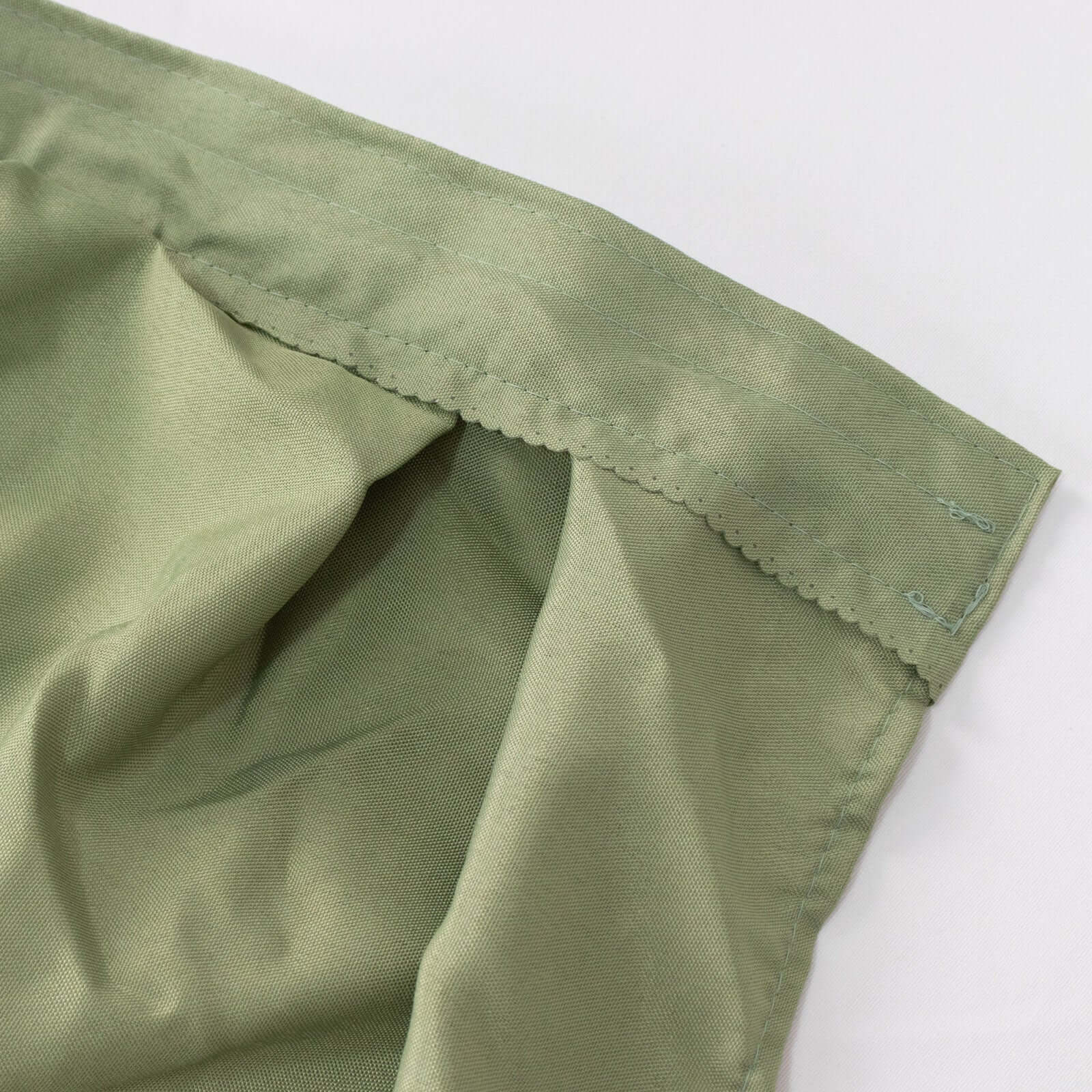 Polyester 21ft Table Skirt Dusty Sage Green - Classic Pleated Design