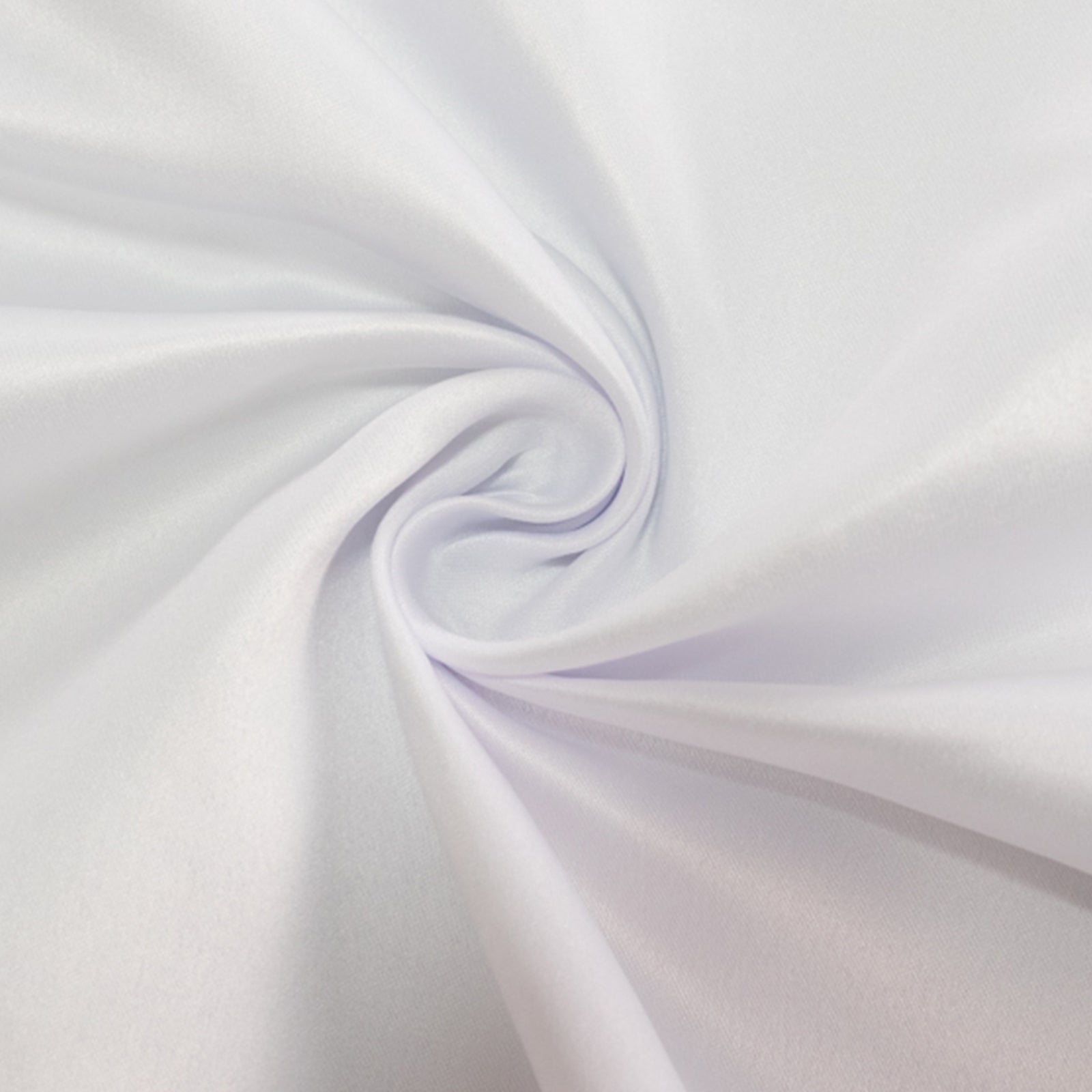 Lamour Satin 60"x126" Rectangle Tablecloth White - Soft & Silk-Like Table Cover for Upscale Dining