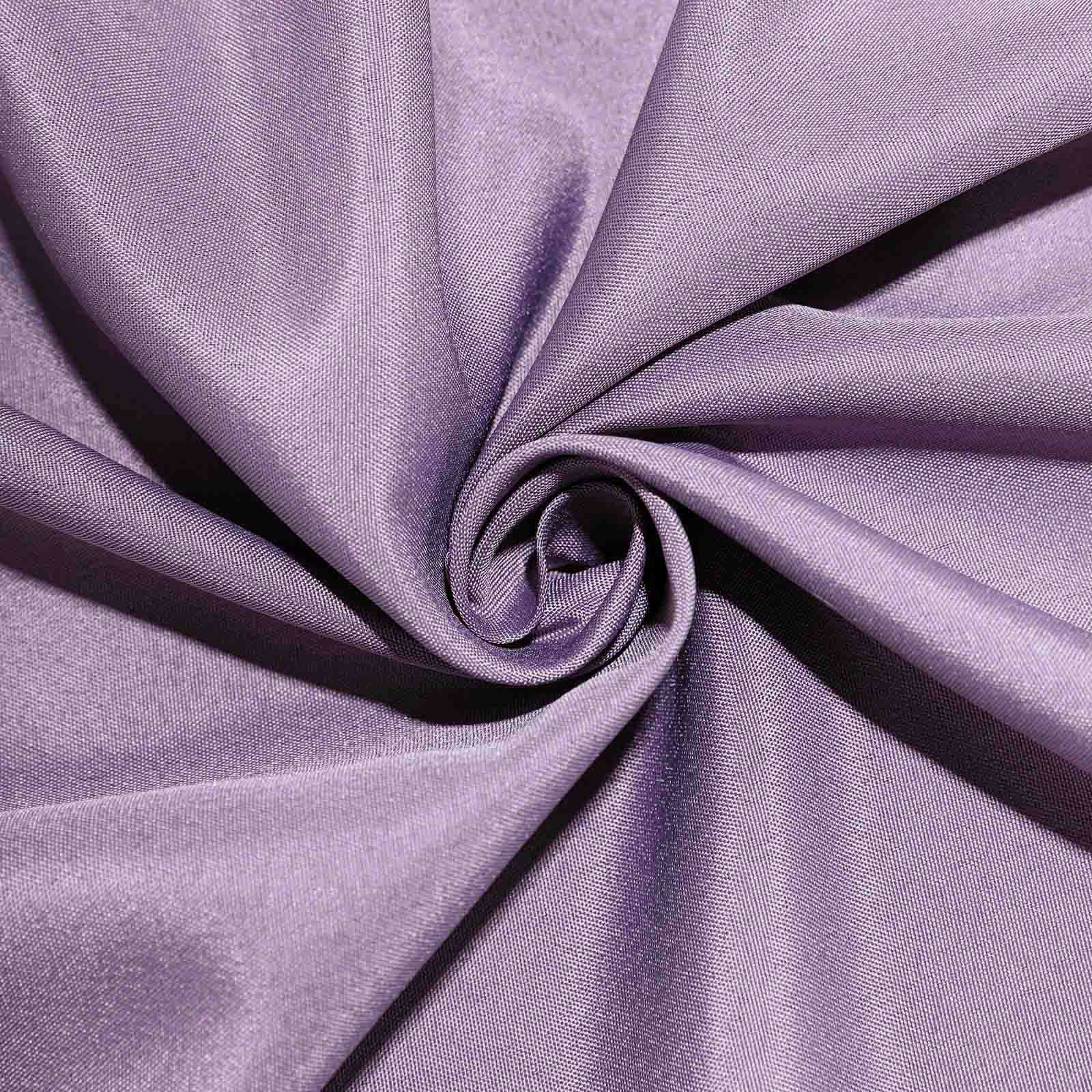 Polyester 120" Round Tablecloth Violet Amethyst - Seamless Wrinkle-Resistant Table Cover