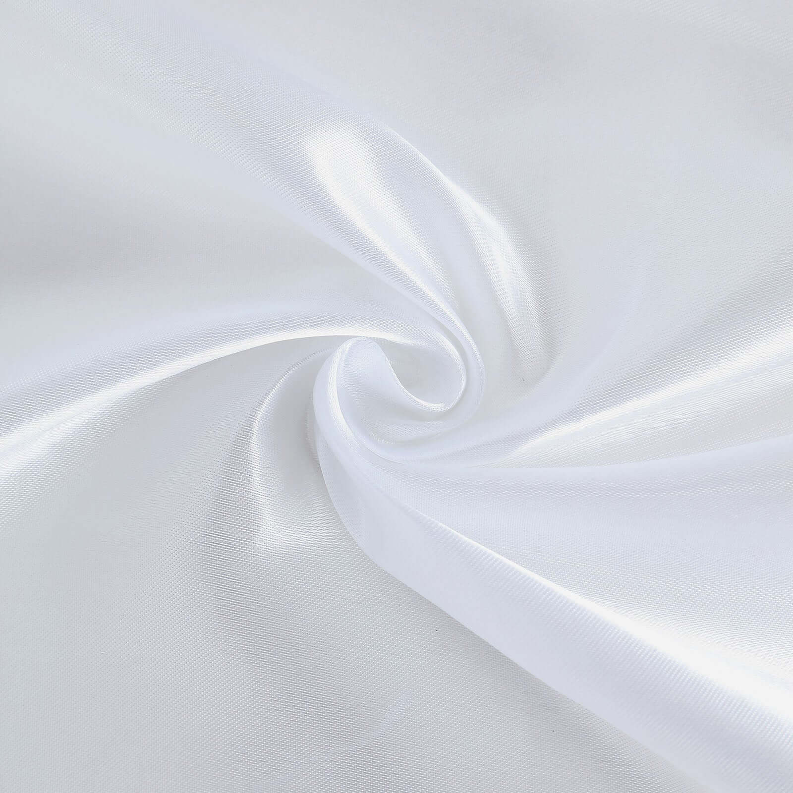 8ftx10ft White Satin Event Curtain Drapes, Backdrop Event Panel