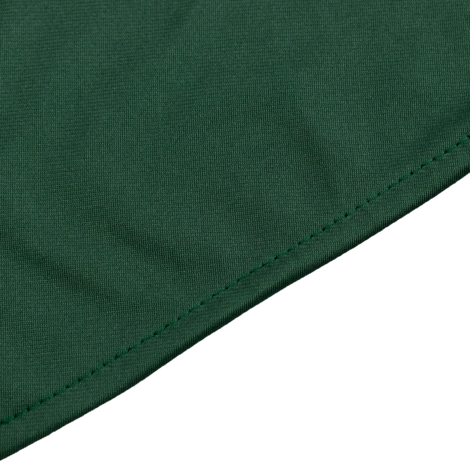 Scuba Round 90" Tablecloth Hunter Emerald Green - Wrinkle Free & Stain Resistant Table Cover