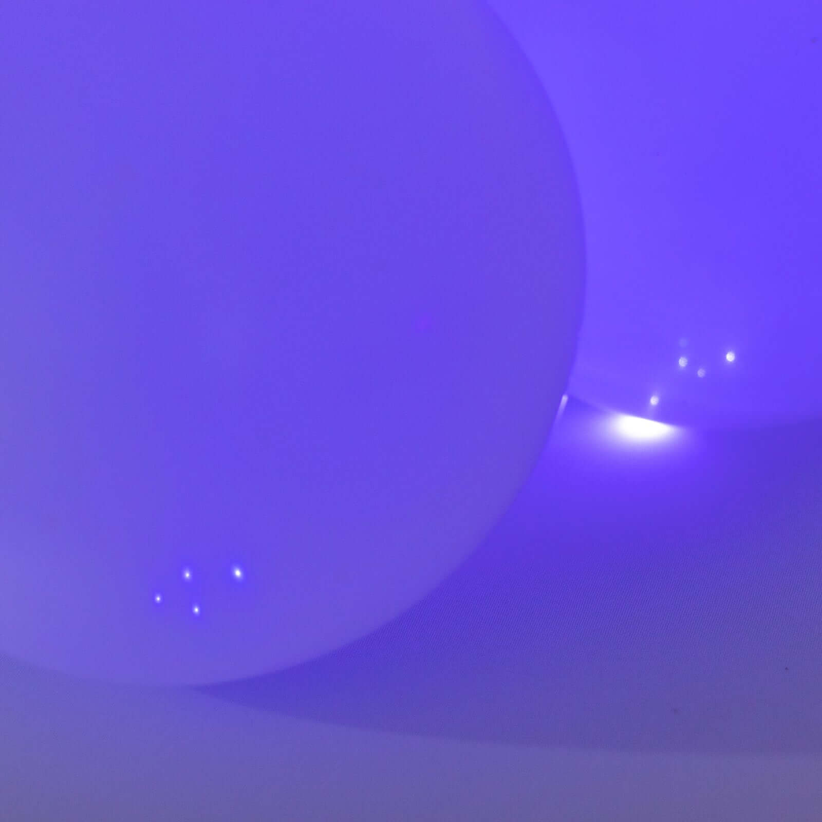 50-Pack LED Mini Balloon Lights Round Light Blue - Waterproof Battery Operated Balls 0.5"