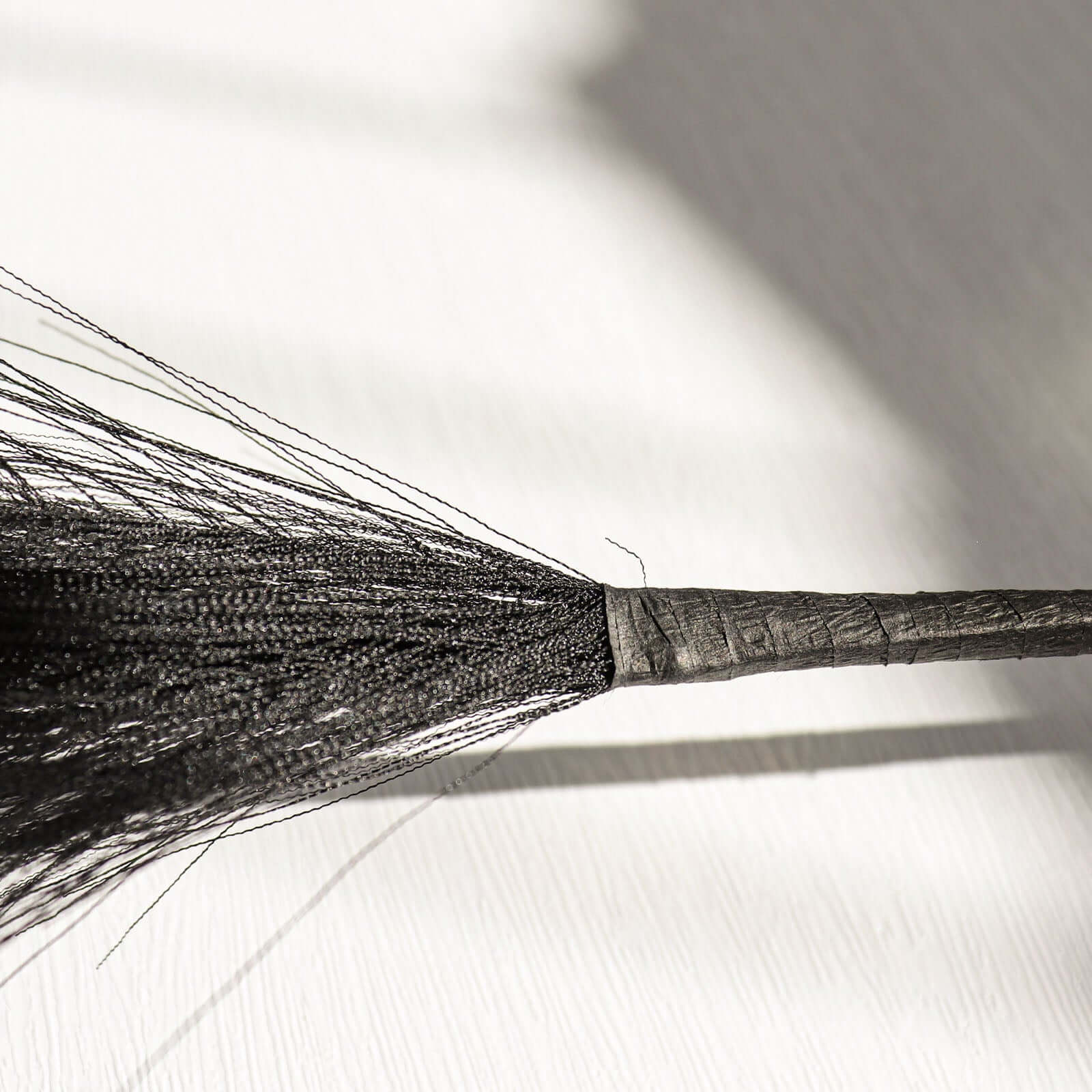 3 Stems Artificial Pampas Grass Decor Black - Soft Realistic Faux Ornamental Grass Branches for Rustic Boho Chic Backdrops Floral Styling & Vase Displays 44"