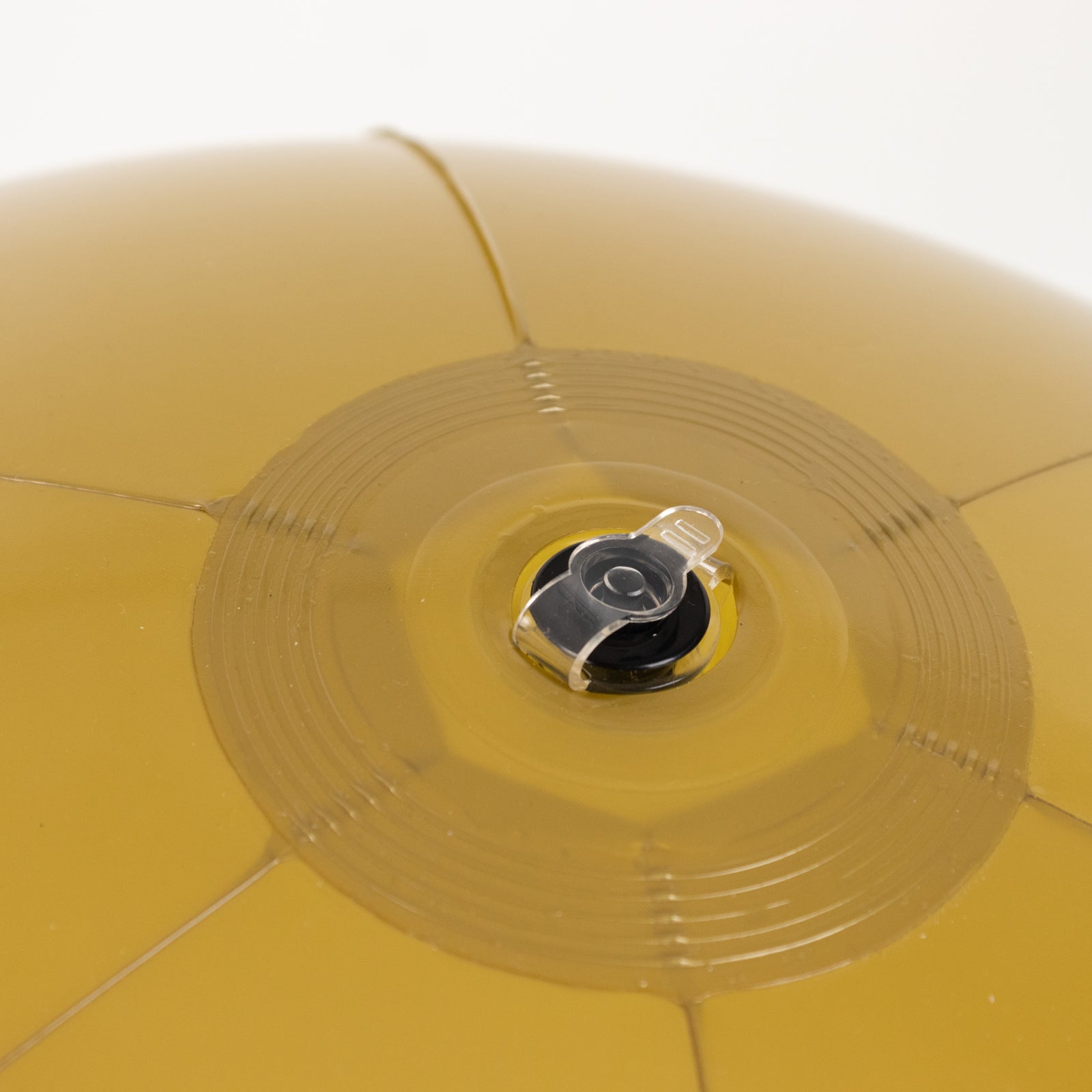 2 Pack 16" Inflatable Gold Decorative Balls - Round Vinyl Pool and Party Balls, Lightweight & Fun