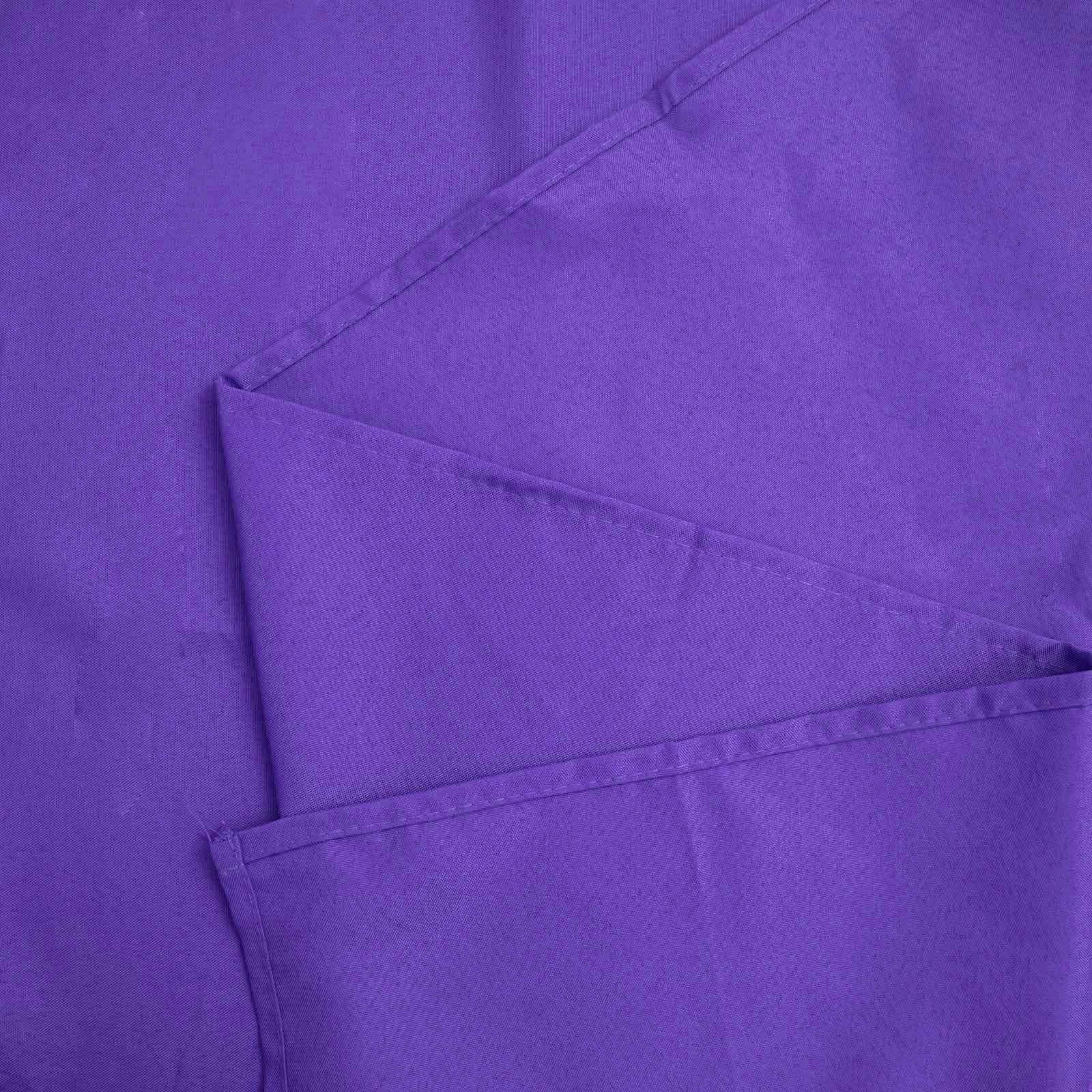 Polyester 90"x156" Rectangle Tablecloth Purple - Seamless Wrinkle-Resistant Table Cover