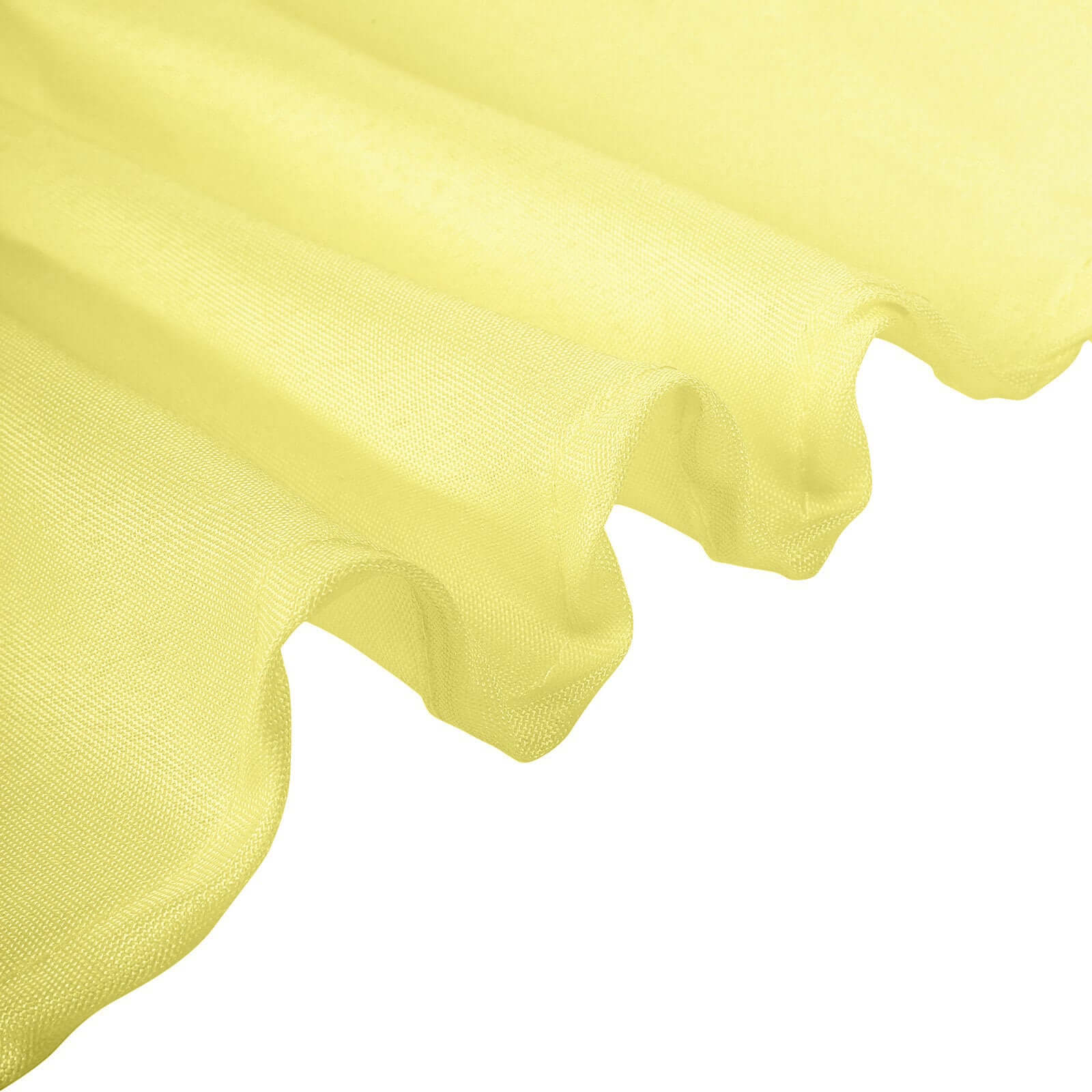 Polyester 90"x132" Rectangle Tablecloth Yellow - Seamless Wrinkle-Resistant Table Cover