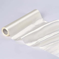 12"x10 Yards Ivory Satin Fabric Bolt, DIY Craft Wholesale Fabric