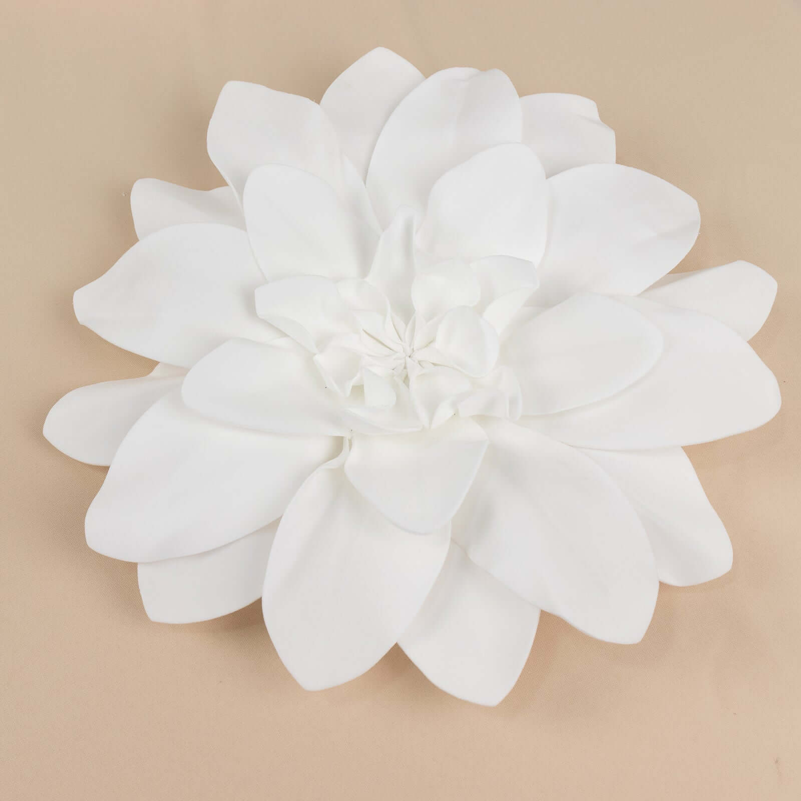 4 Pack 16" White Real-Like Soft Foam Craft Daisy Flower Heads