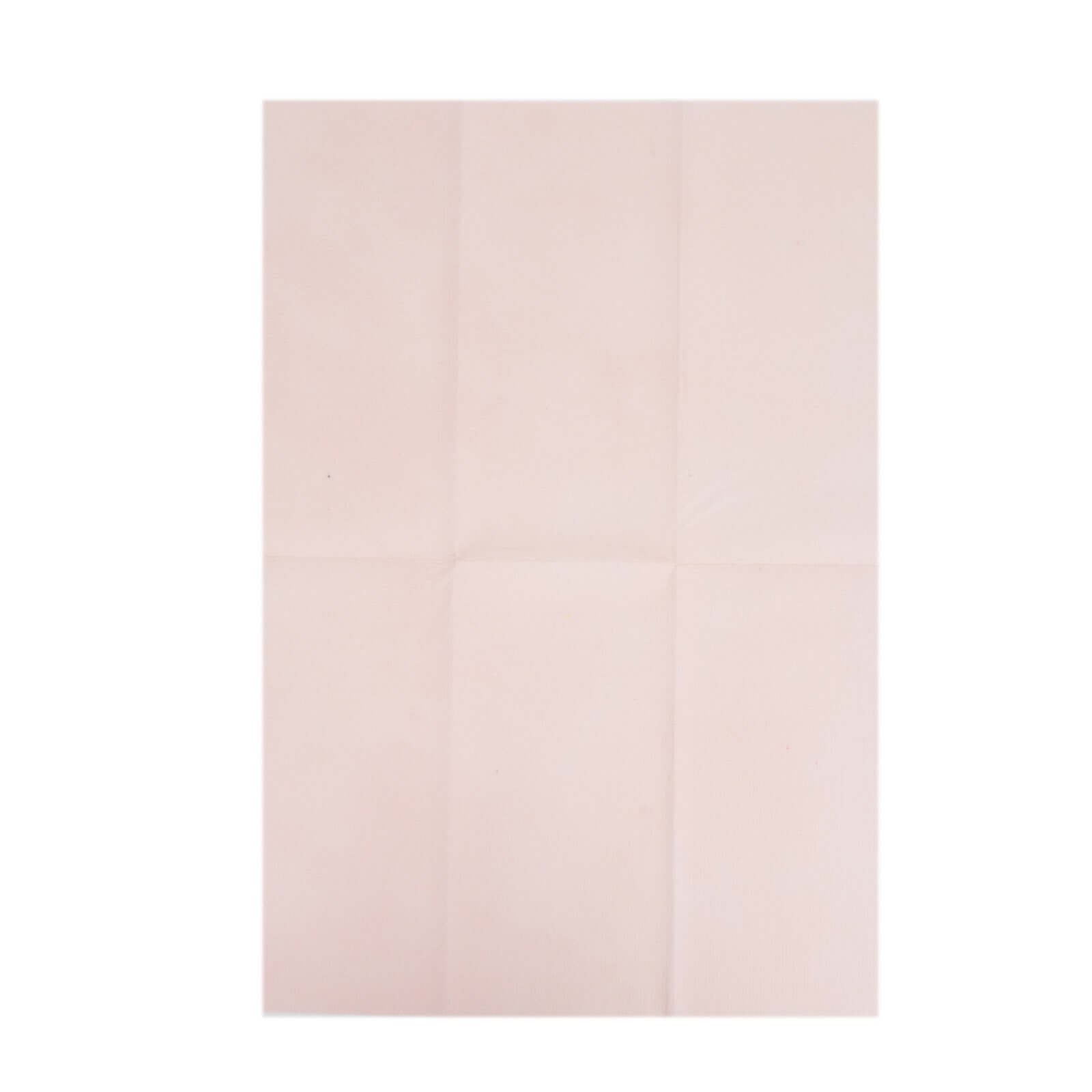20 Pack Linen-Like Paper 8.5"x4" Napkins Blush - Highly Absorbent & Disposable Airlaid Guest Towels