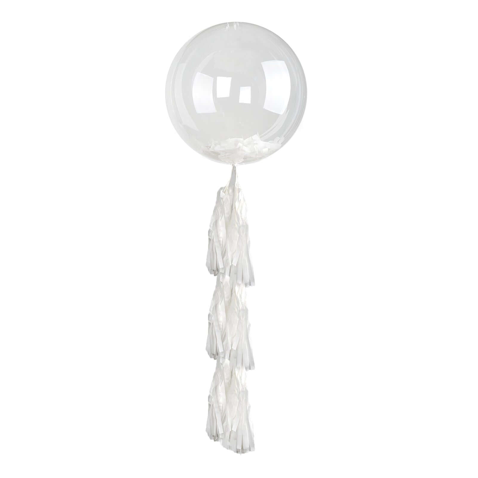 10 Pack 16" Clear Fully Transparent PVC Helium Air Bubble Balloons