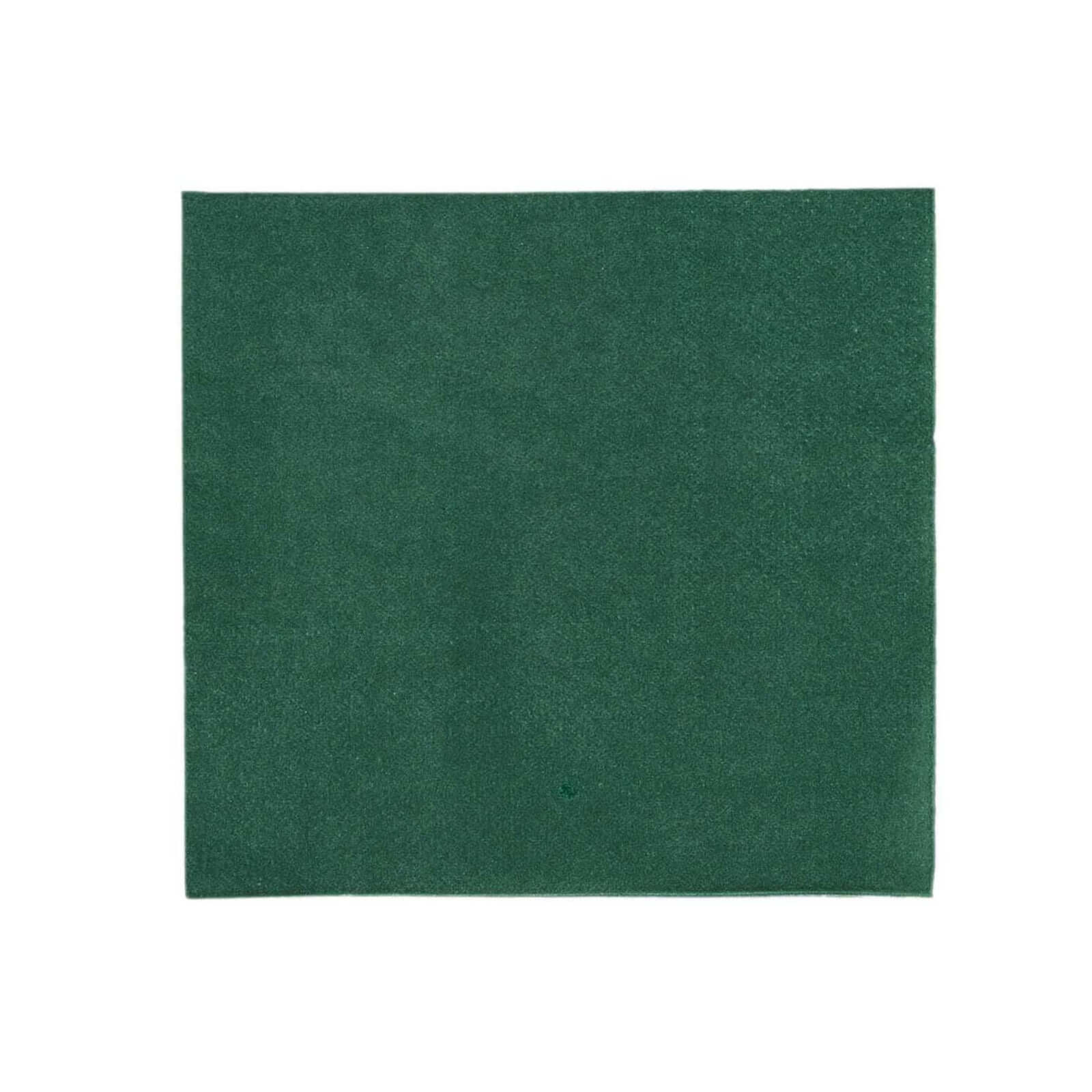 50-Pack Paper Beverage Napkins Hunter Emerald Green - 2 Ply Disposable Soft 18GSM Cocktail Napkins 5"x5"